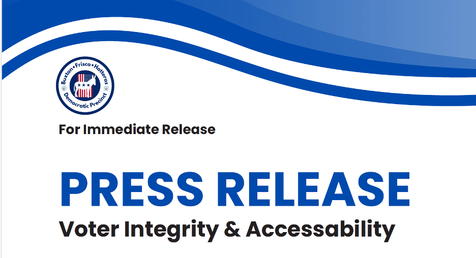 PRESS RELEASE:  Voter Integrity &amp; Accessibility
