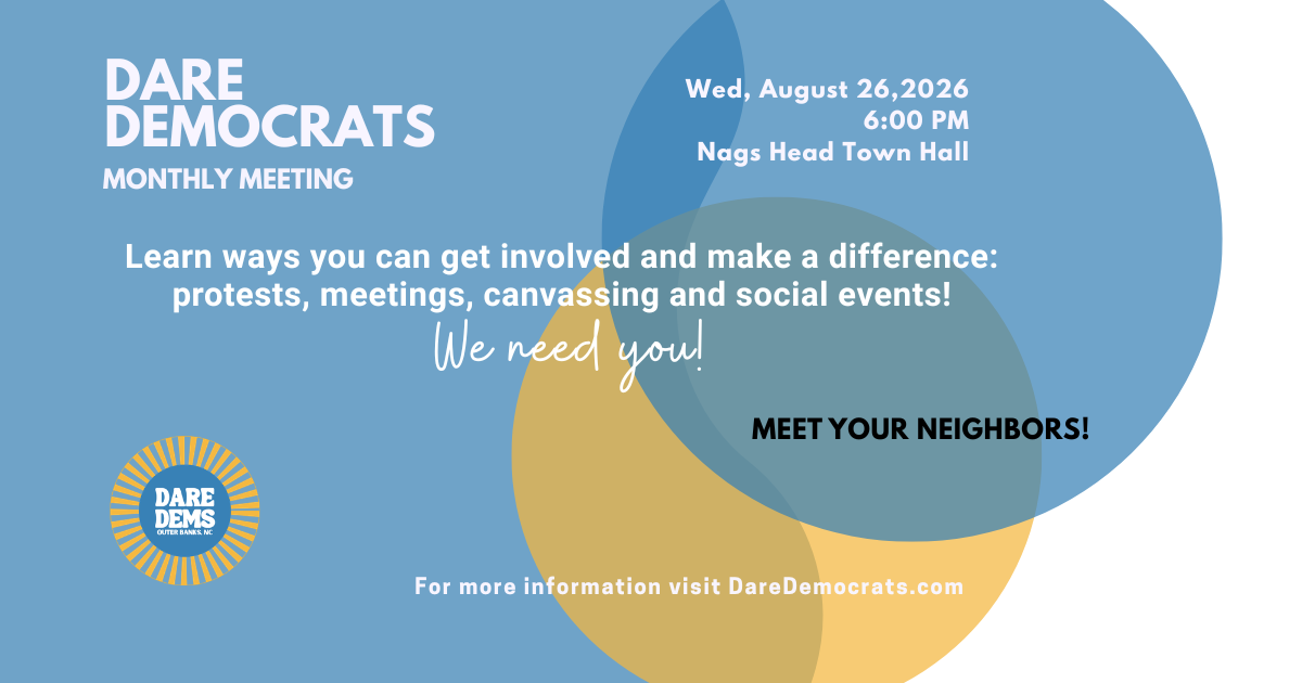 Dare Democrats Monthly Meeting (Aug)