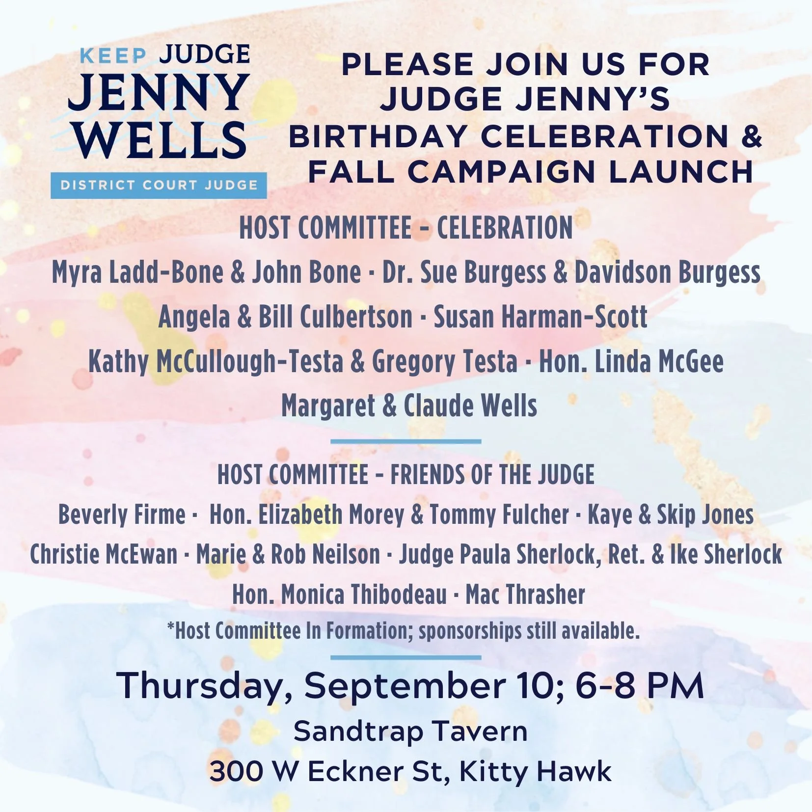 Judge Jenny's Birthday & Fall Campaign Launch