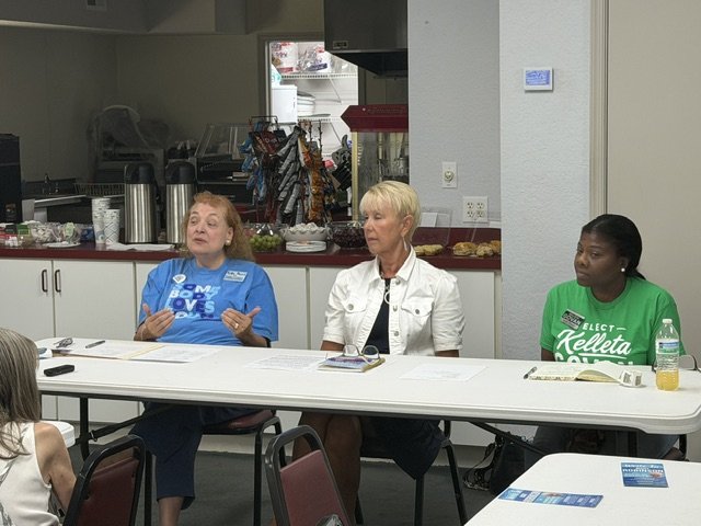 3 Local Candidates held a panel discussion at the Colington/Kill Devil Hills Precinct Mtg 