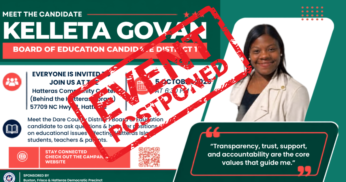 Postponed!  Meet Kelleta Govan, Bd of Ed Candidate District 1