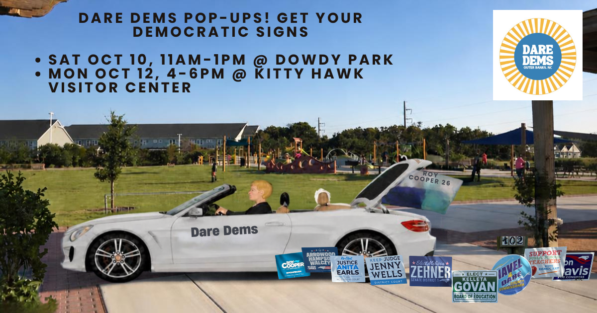 Dare Dems Pop-Up - Get Your Signs