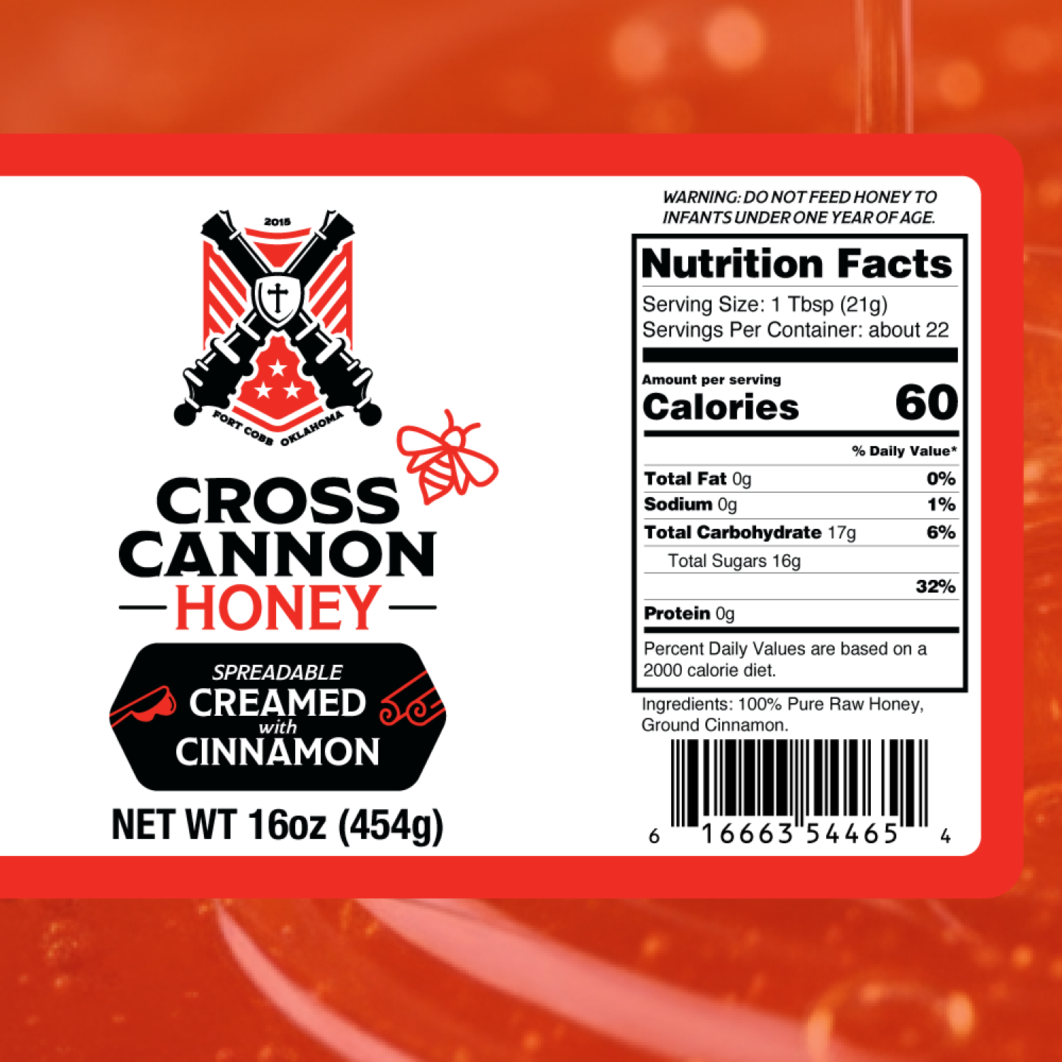 Creamed Cinnamon Honey - 16oz