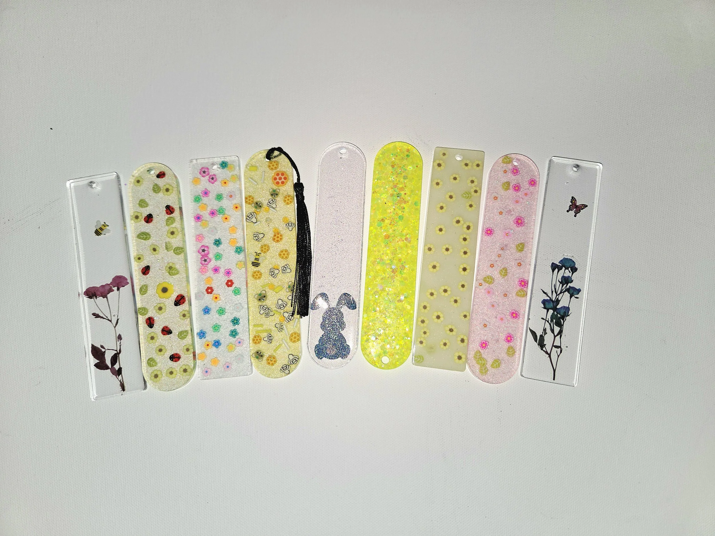 Handmade Resin Bookmark and Page Holder Sets