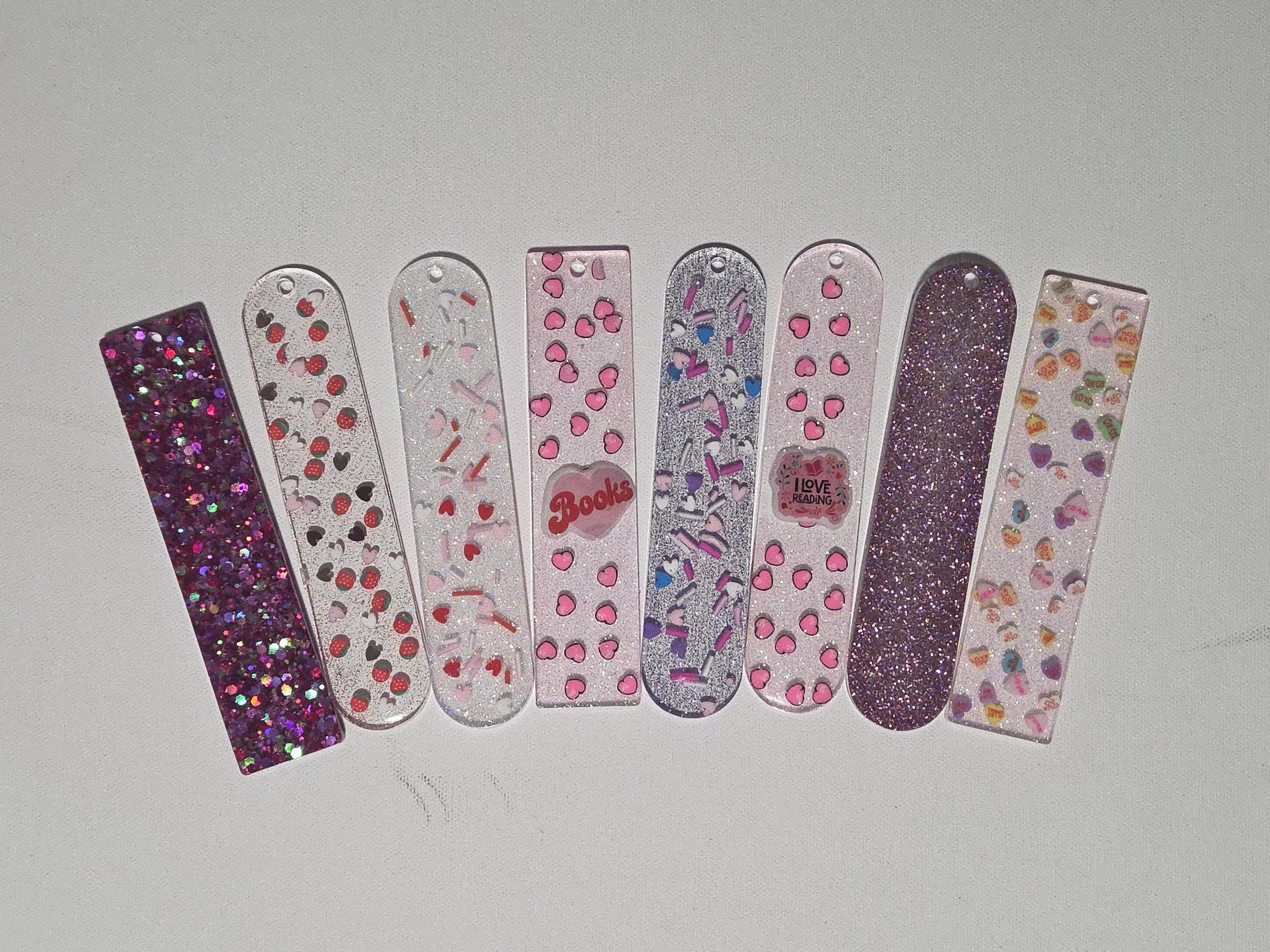 Handmade Resin Bookmark and Page Holder Sets