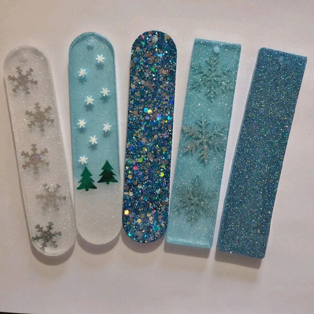 Handmade Resin Bookmark and Page Holder Sets