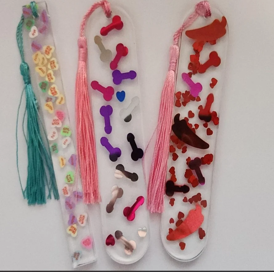 Handmade Resin Bookmark and Page Holder Sets