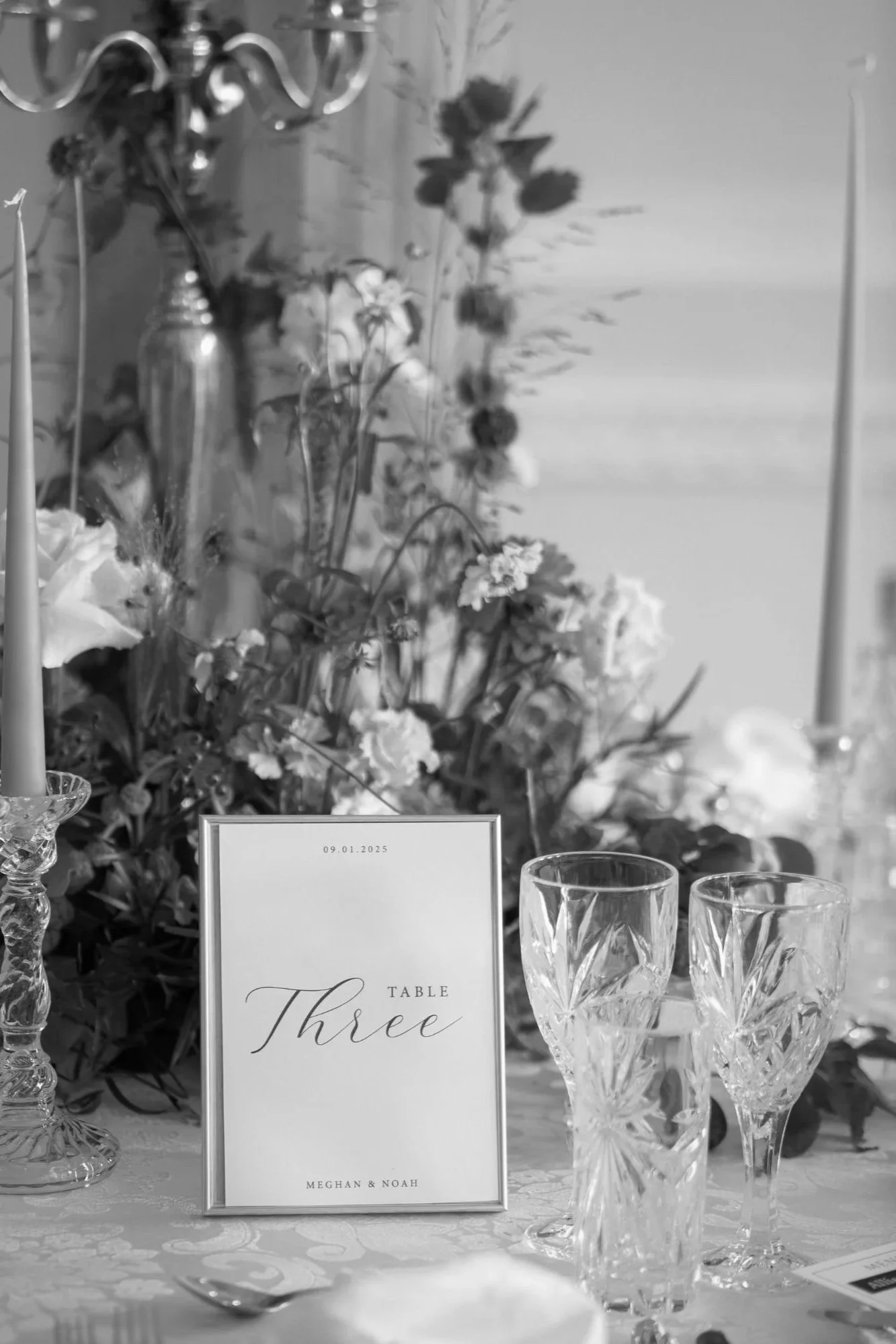 Custom wedding bar signage and event stationery detail designed by Saudade Events on the Gold Coast.