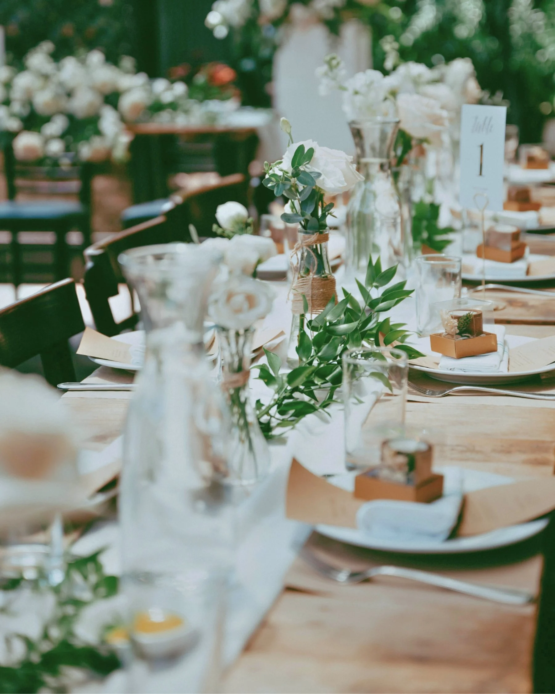 Wedding table styling and centrepiece design on the Gold Coast by Saudade Events.