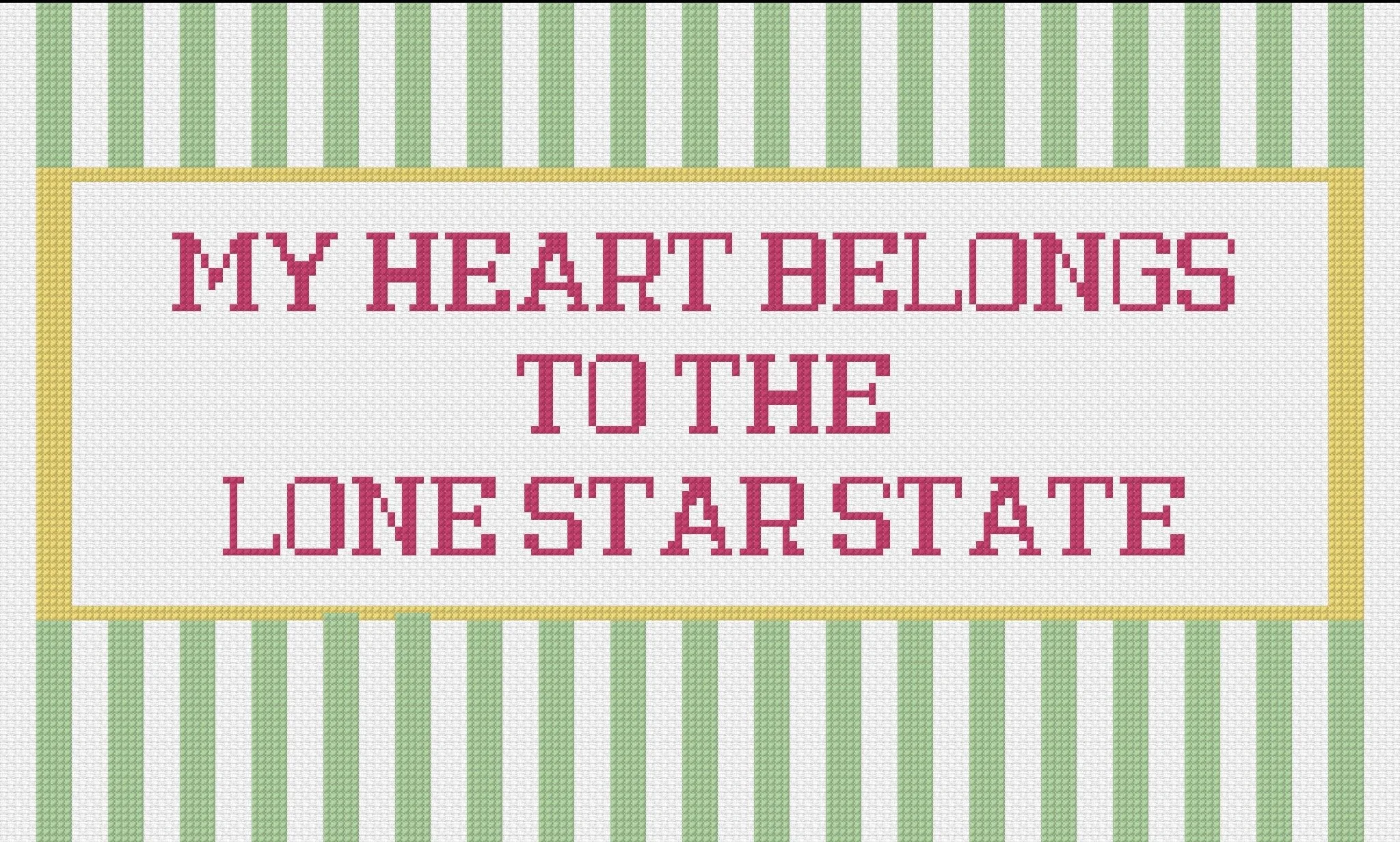Lone star State pillow