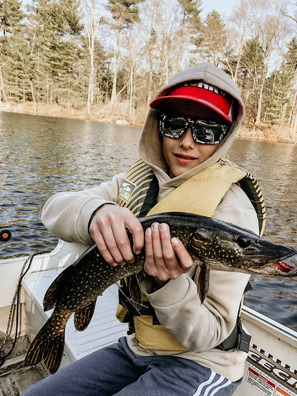 Fishing on Lake Skootamatta