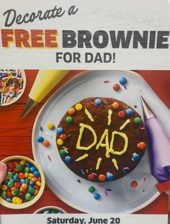 Decorate a Brownie Cake for Dad!