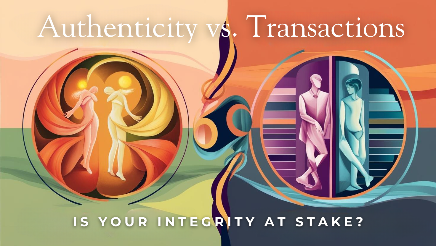 Authenticity vs. Transactions- Is Your Integrity At Stake?