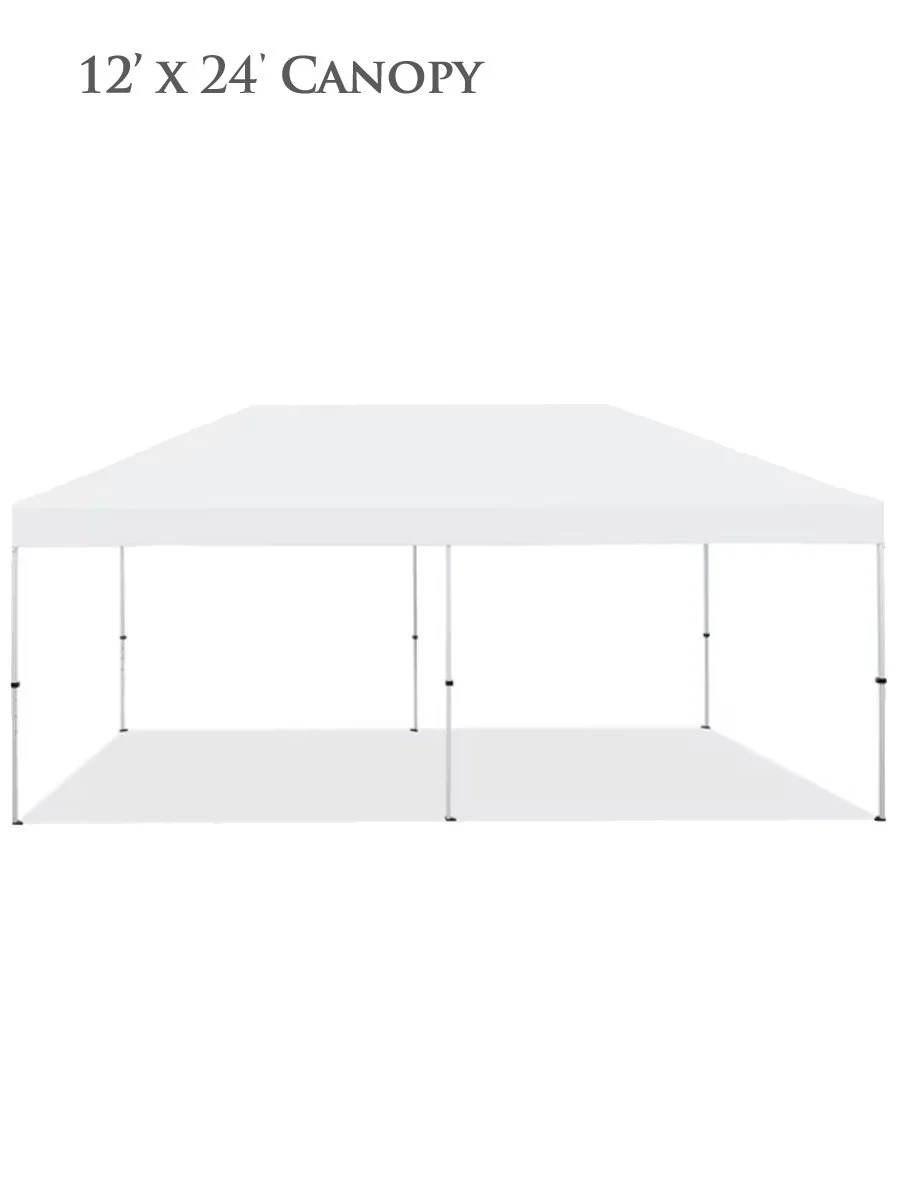 White Canopy 12' x 24'