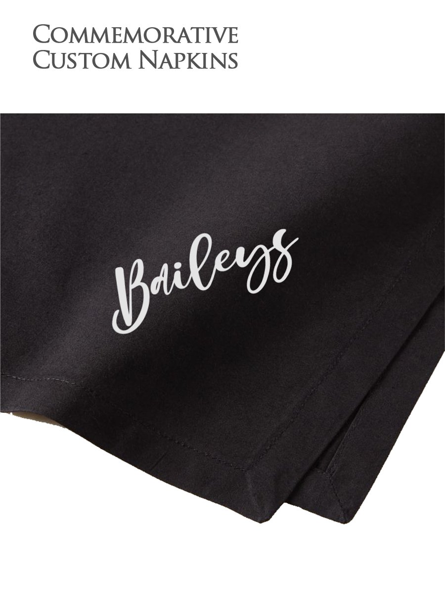 Custom Commemorative Napkins