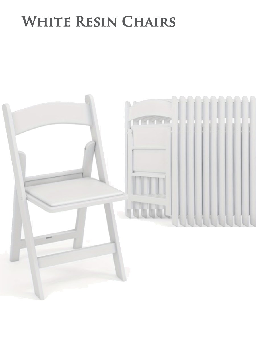 White Resin Chairs