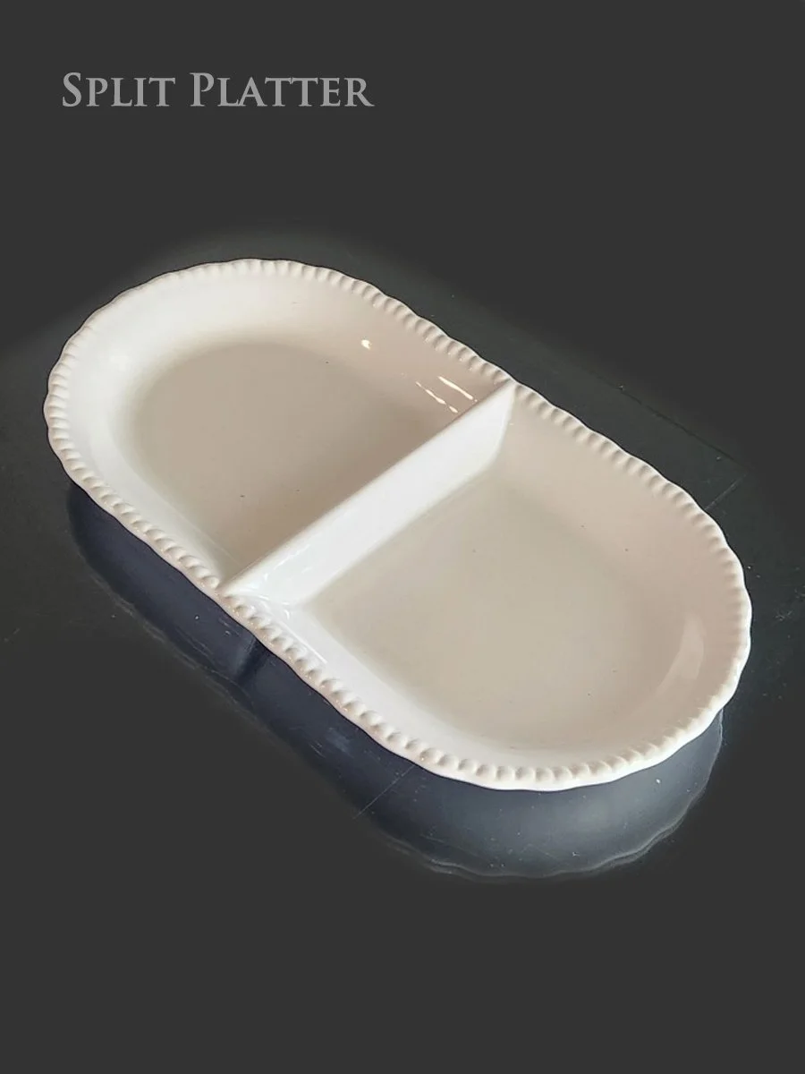 Split Porcelain Platter