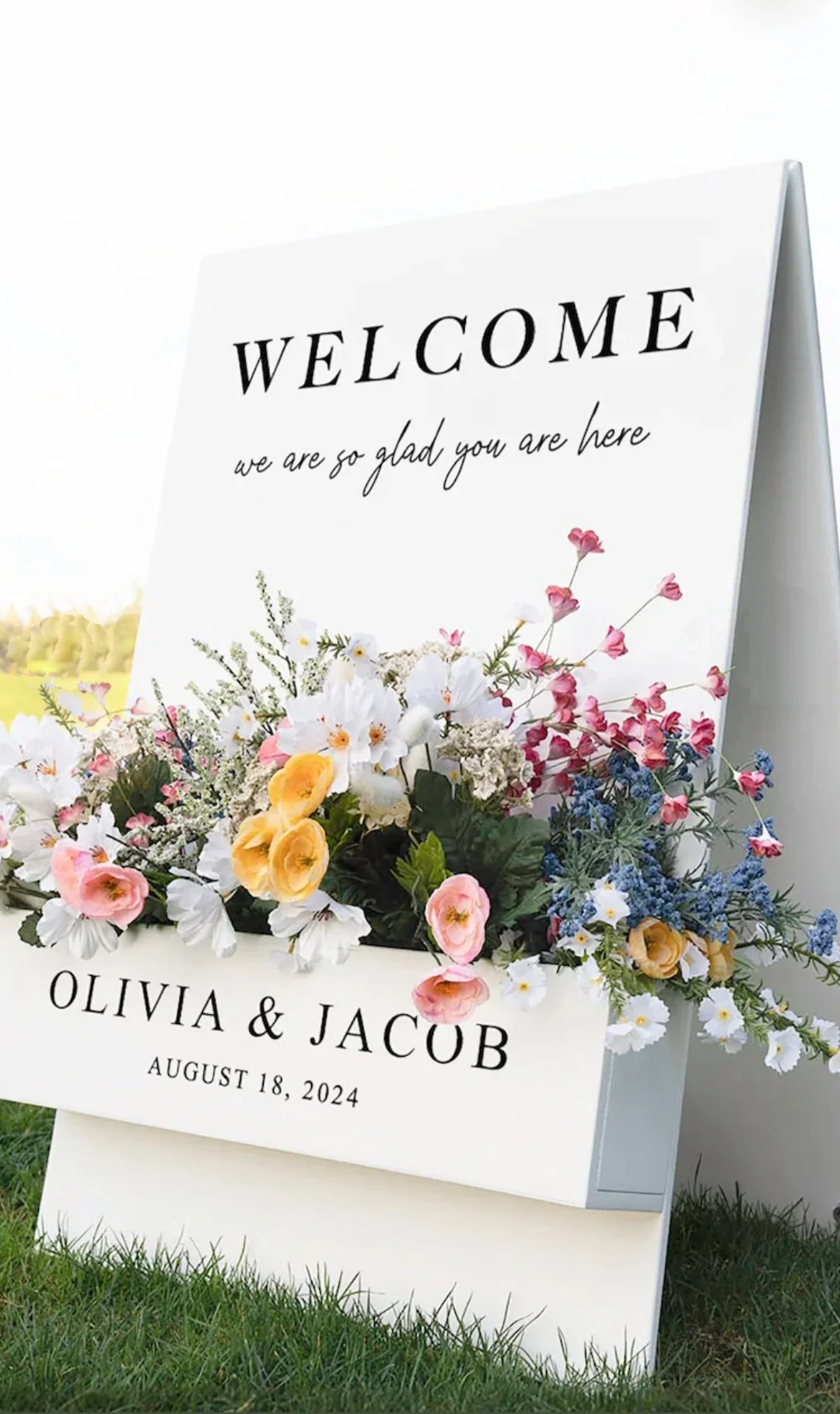 Wedding Welcome Sign - Customizable