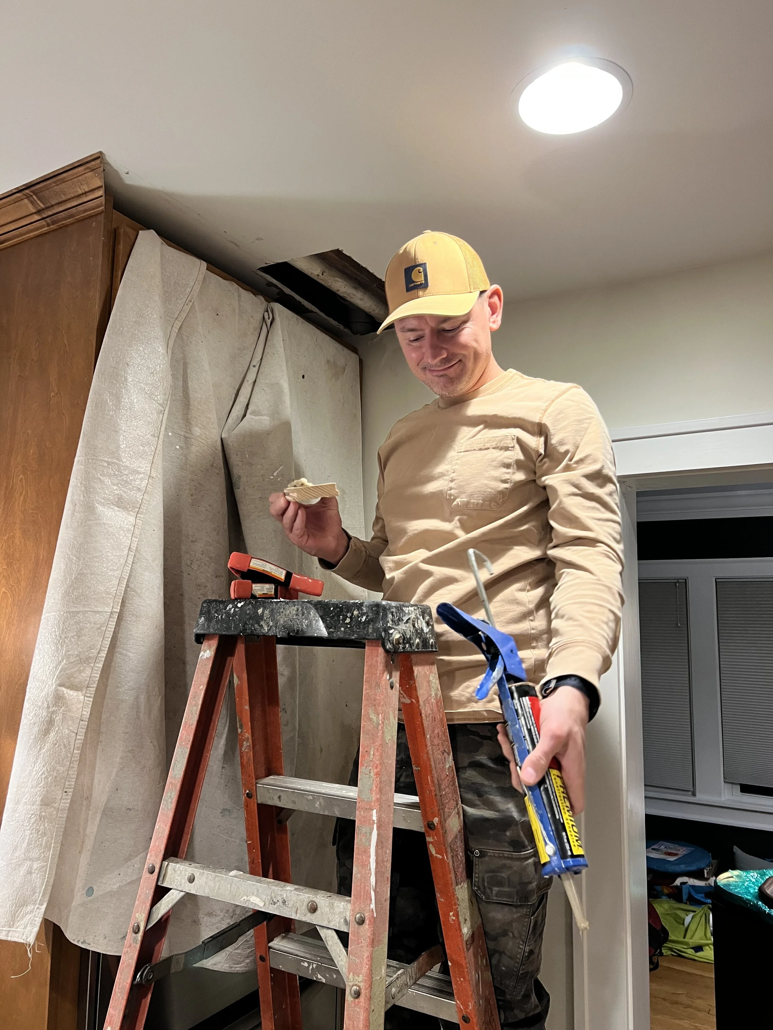 Ceiling leak repair