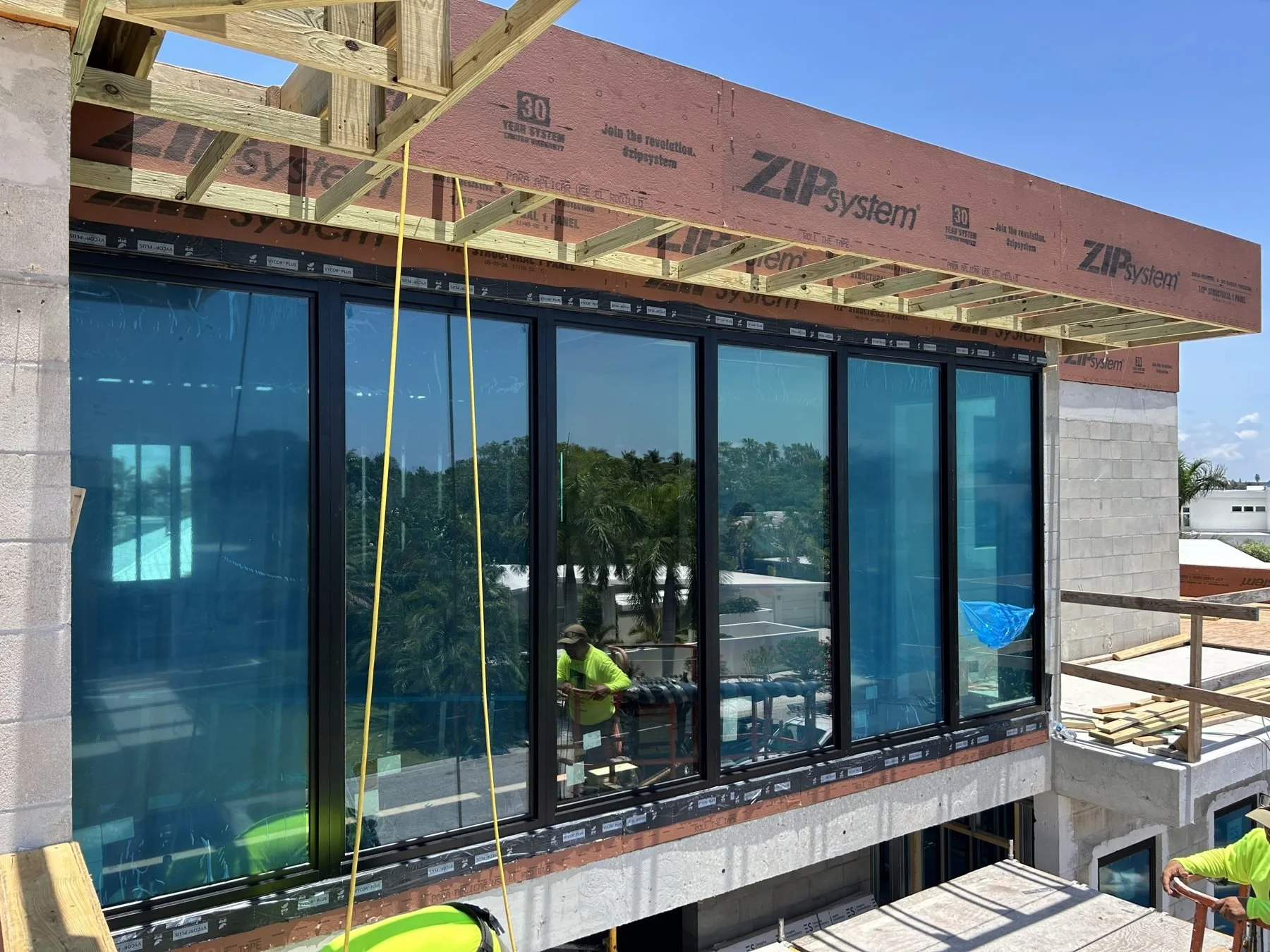 Bay Harbor impact window installation, exterior view