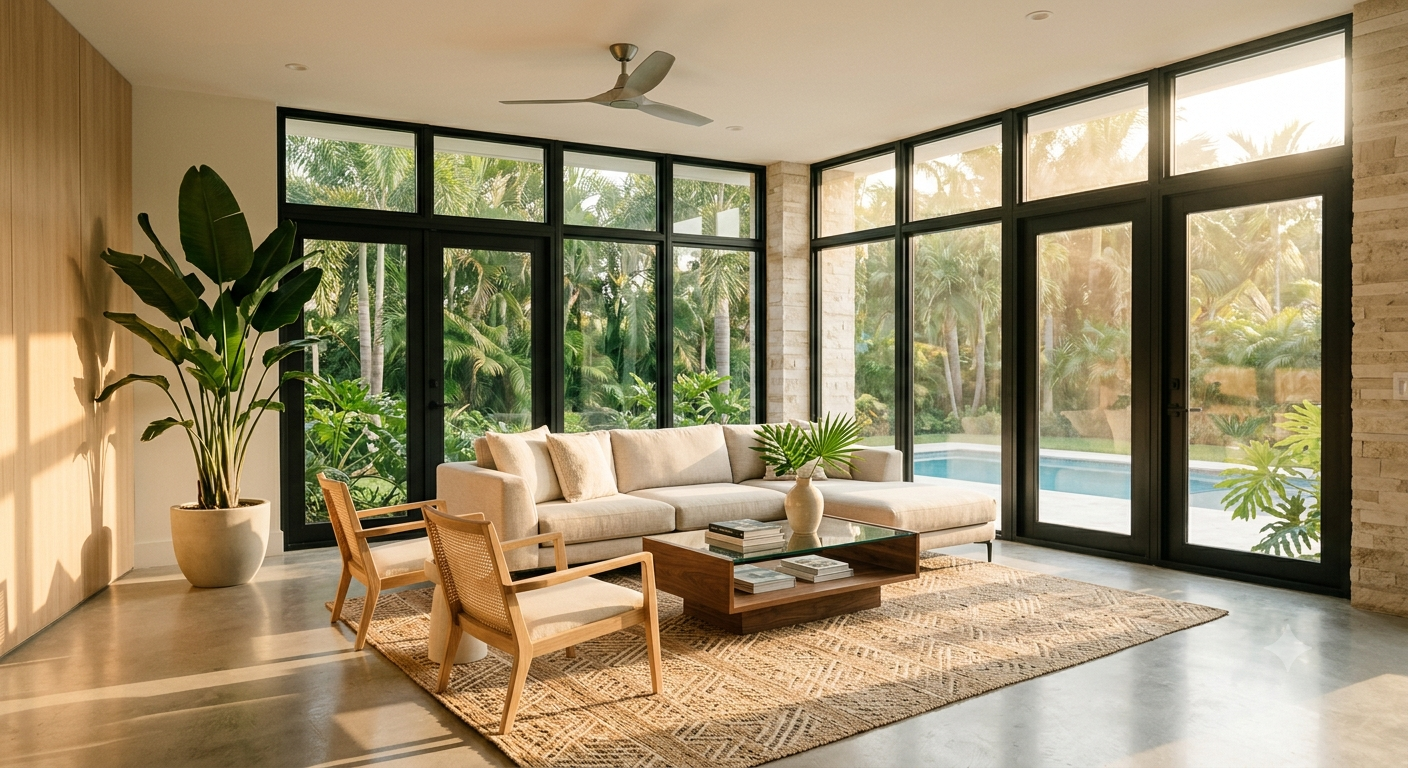 Energy efficient impact windows