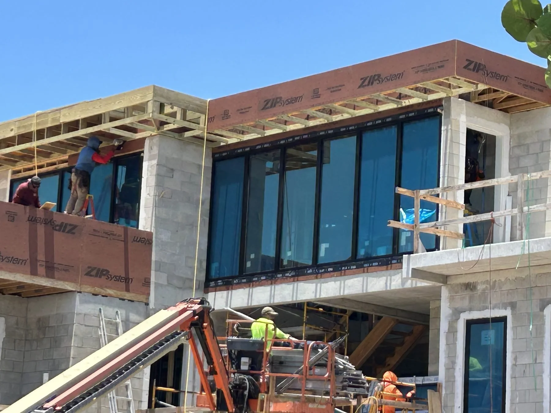 Bay Harbor impact windows, installers on site