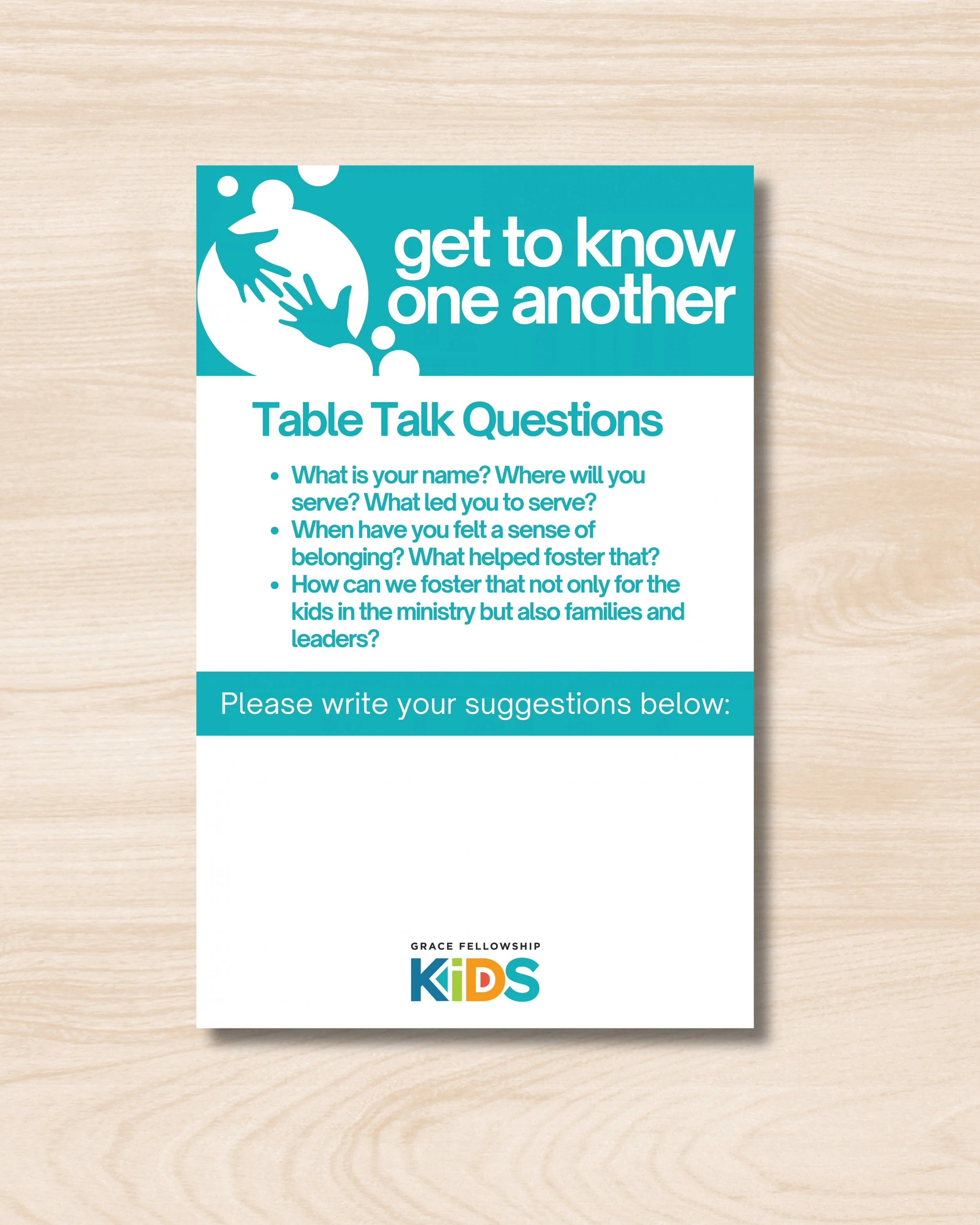 church ministry print visual communication flyer