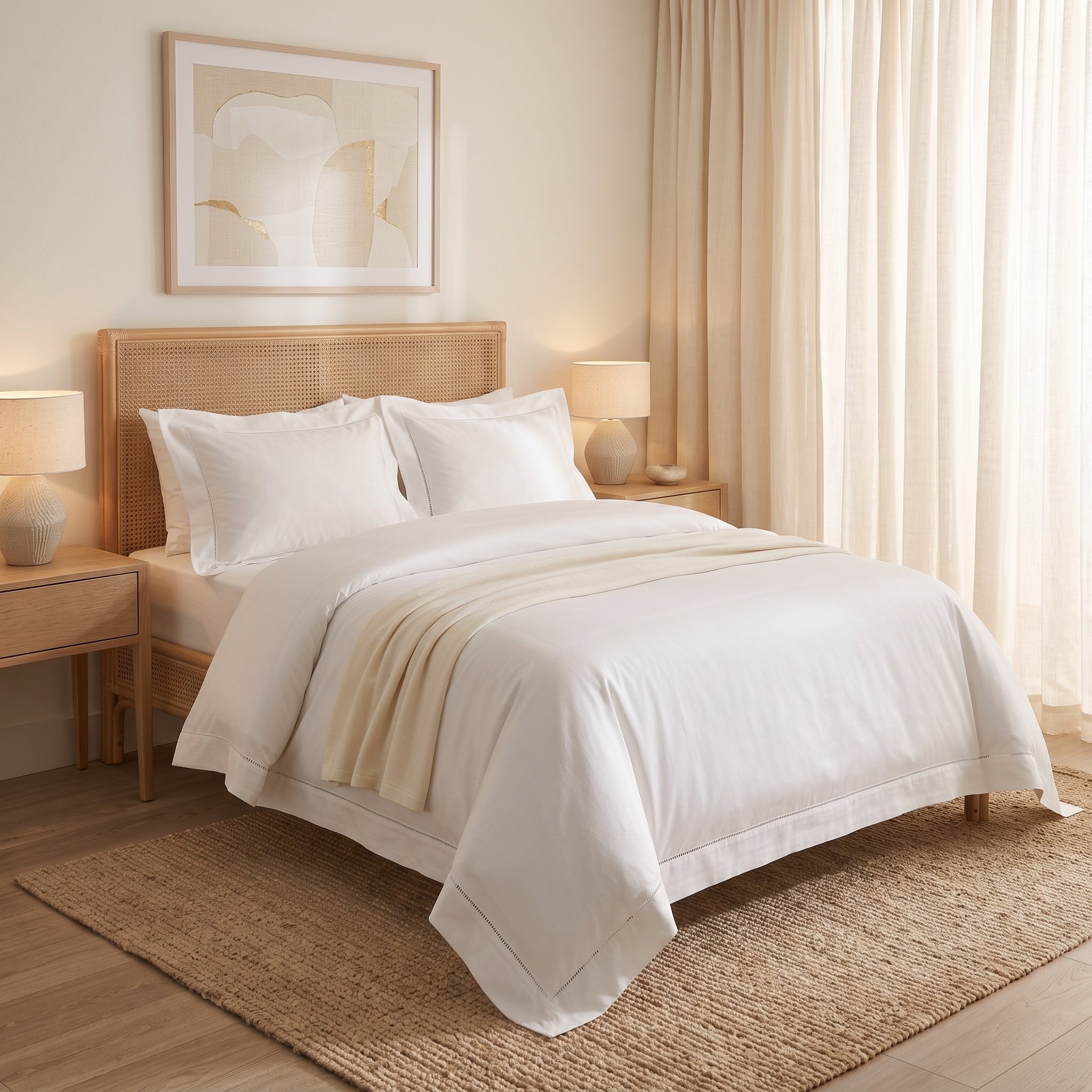 Heritage Hemstitch Bedding Set | Queen