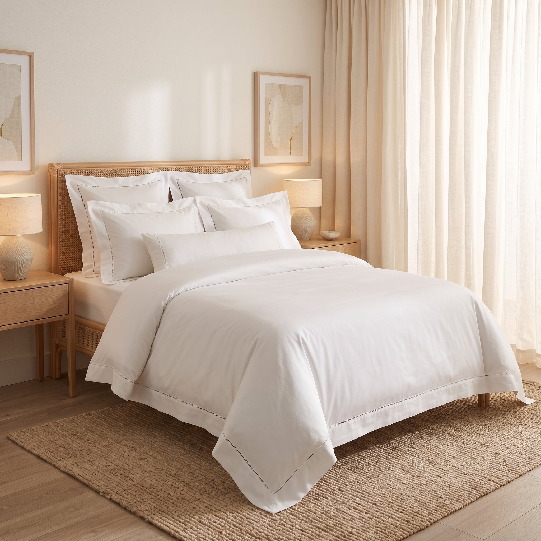 Heritage Hemstitch Bedding Set | King