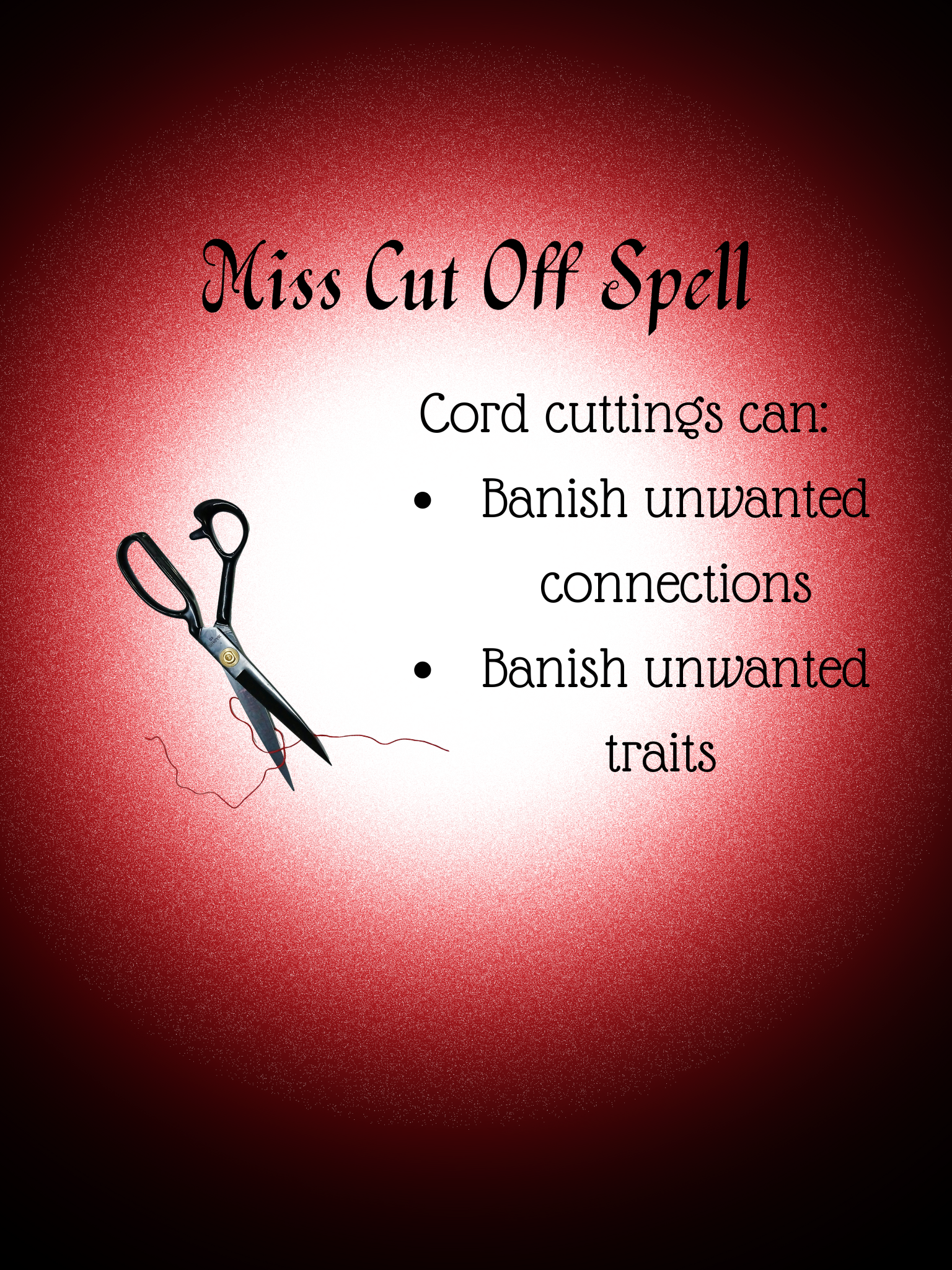 Miss Cut Off Spell