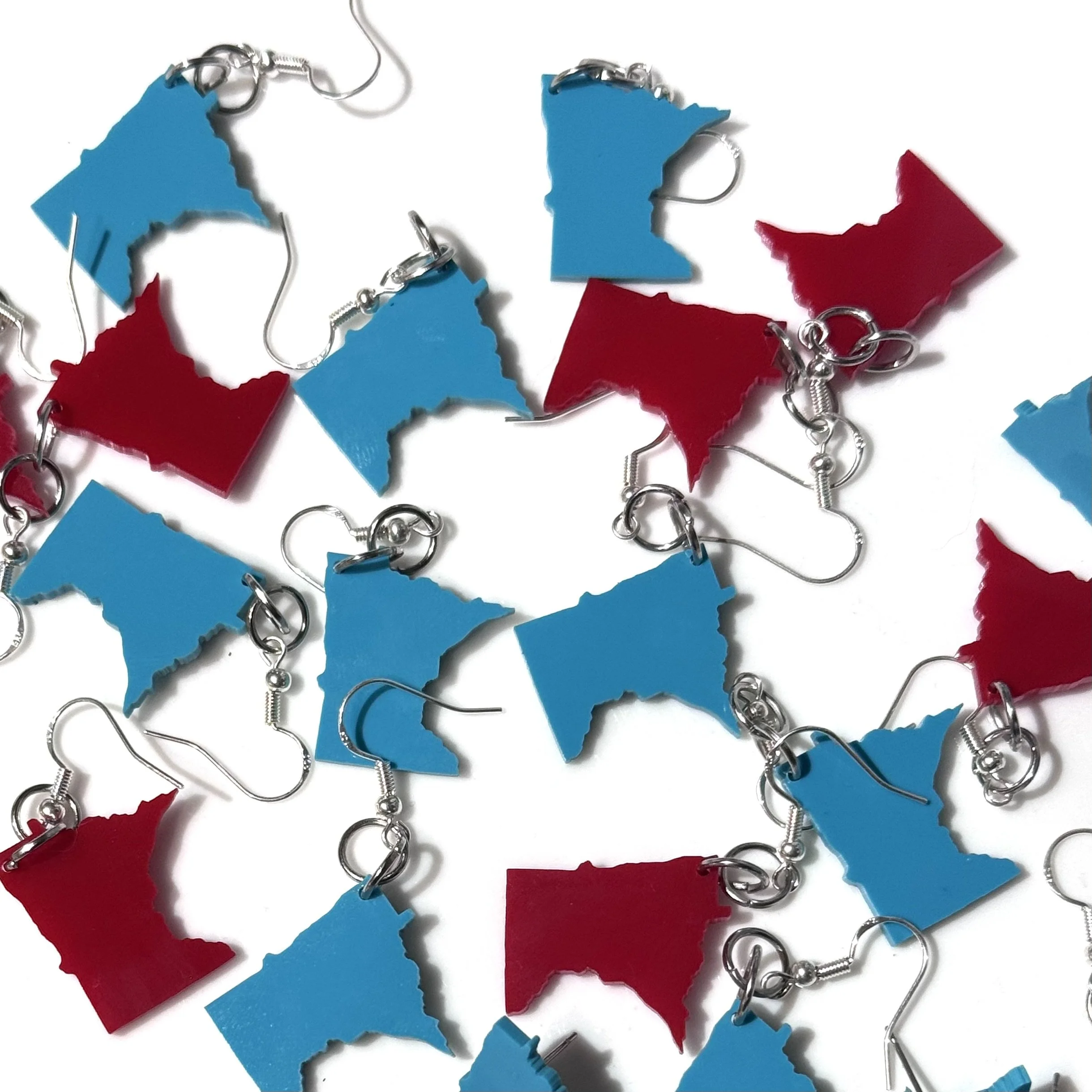 Minnesota Shaped Earring