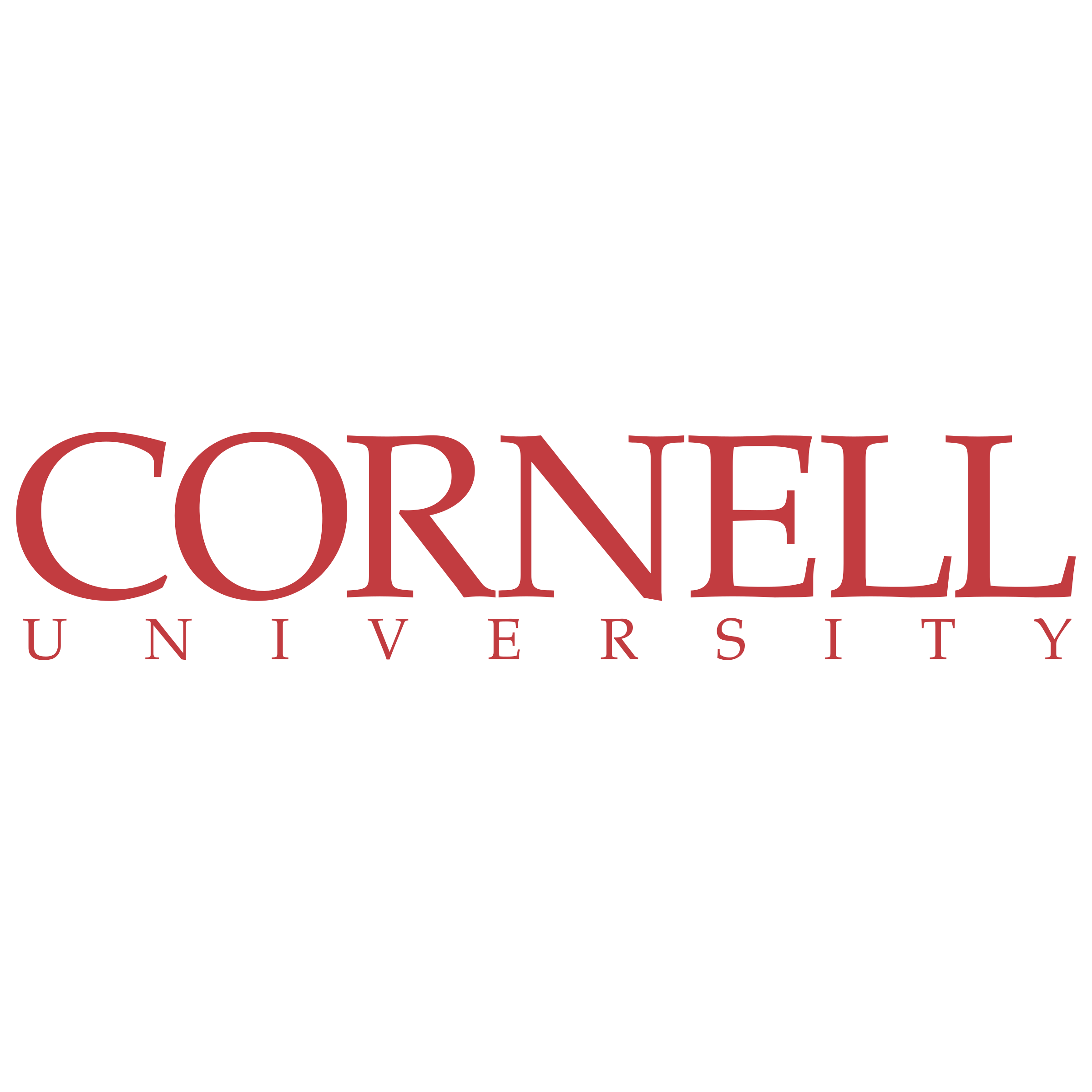University of Connecticut logo with black background and red text.