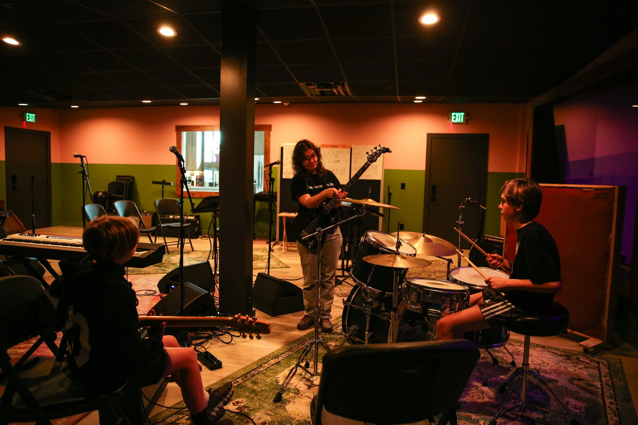 Playing in a band workshop