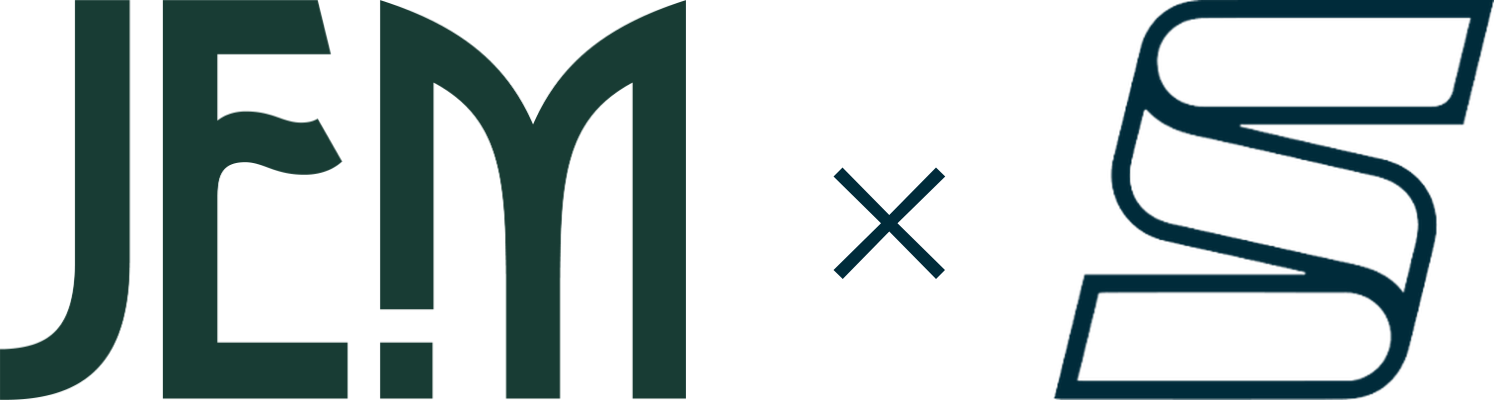 Jiffy and S logo with a stylized, overlapping 'Jiffy' text and ‘S’ in a modern font.