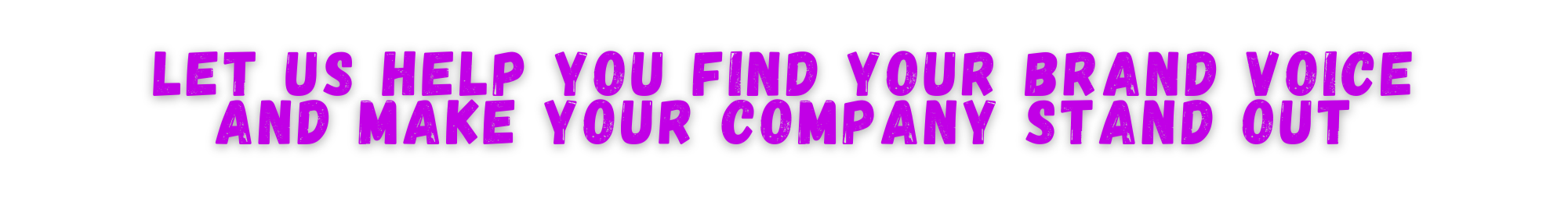 Brand Voice for Commercial Production Companies in Albuquerque, New Mexico, Buffalo, New York, Charleston South Carolina, Charlotte North Carolina