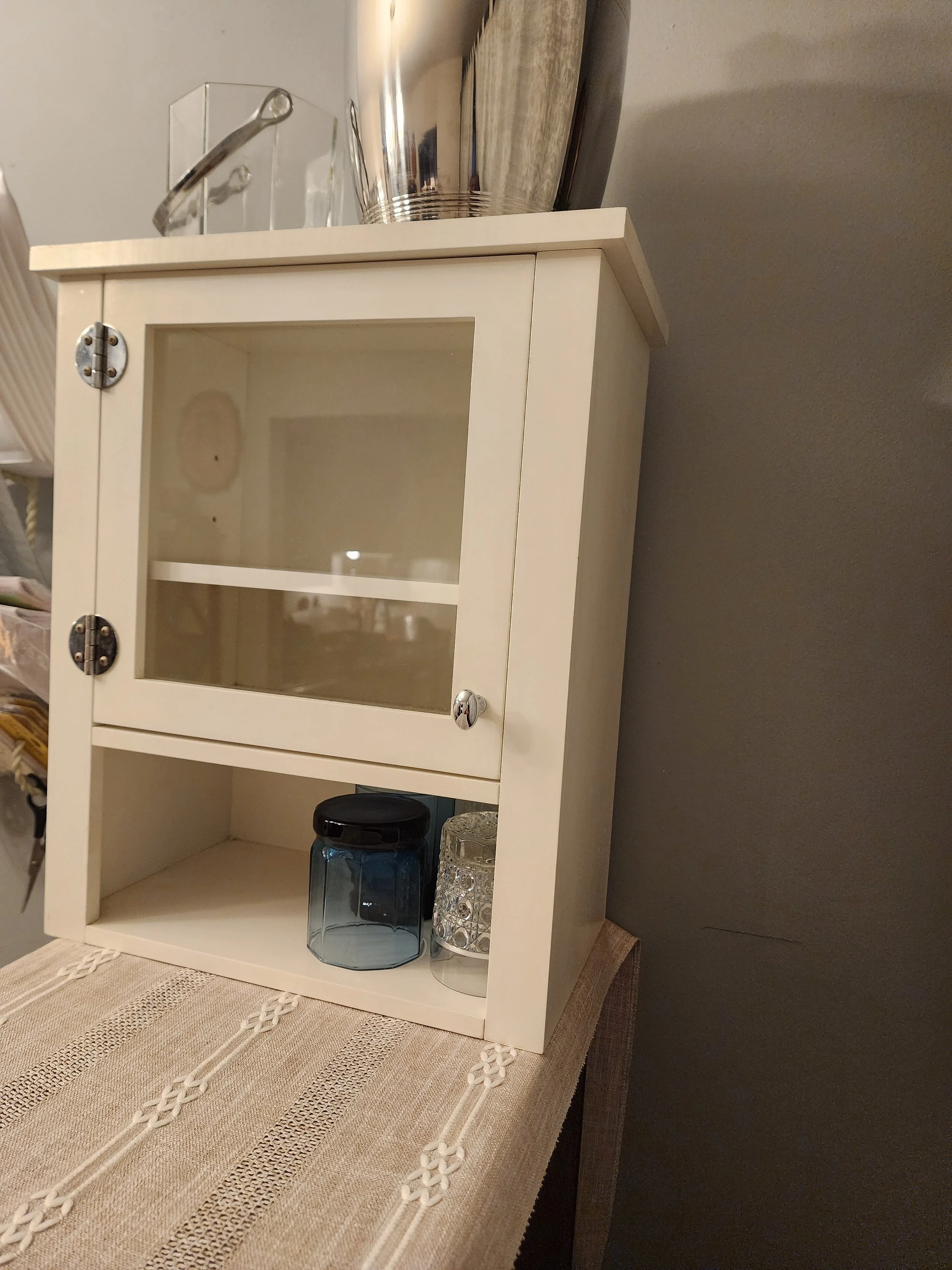 Glass Front Wall Cabinet