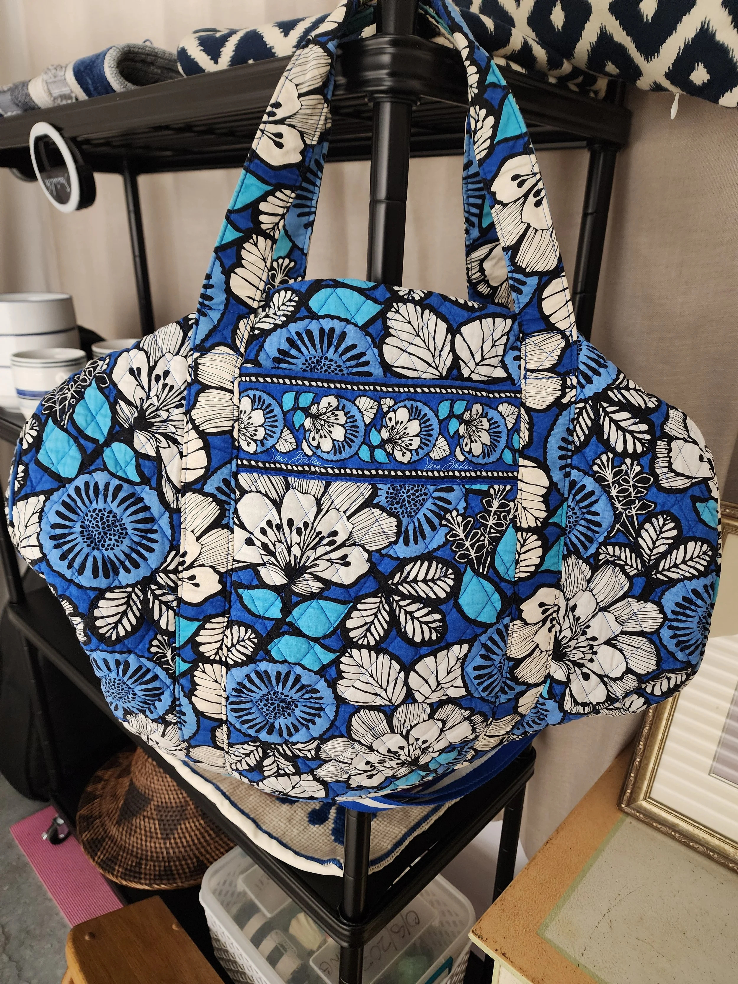 Vera Bradley “Blue Bayou” Grand Traveler Weekender