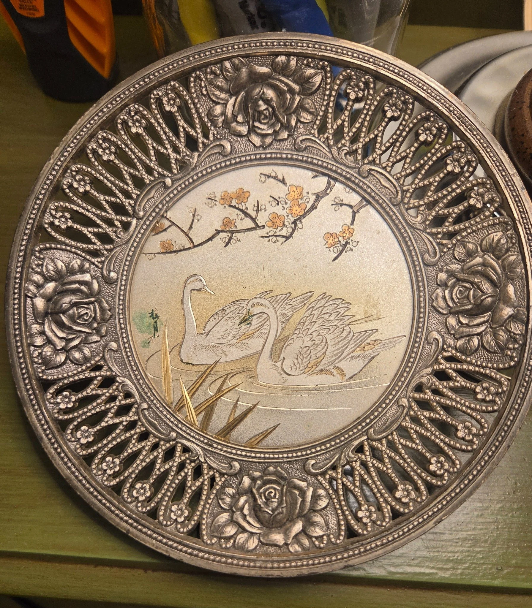 Vintage Japanese Sankyo Swan Music Box