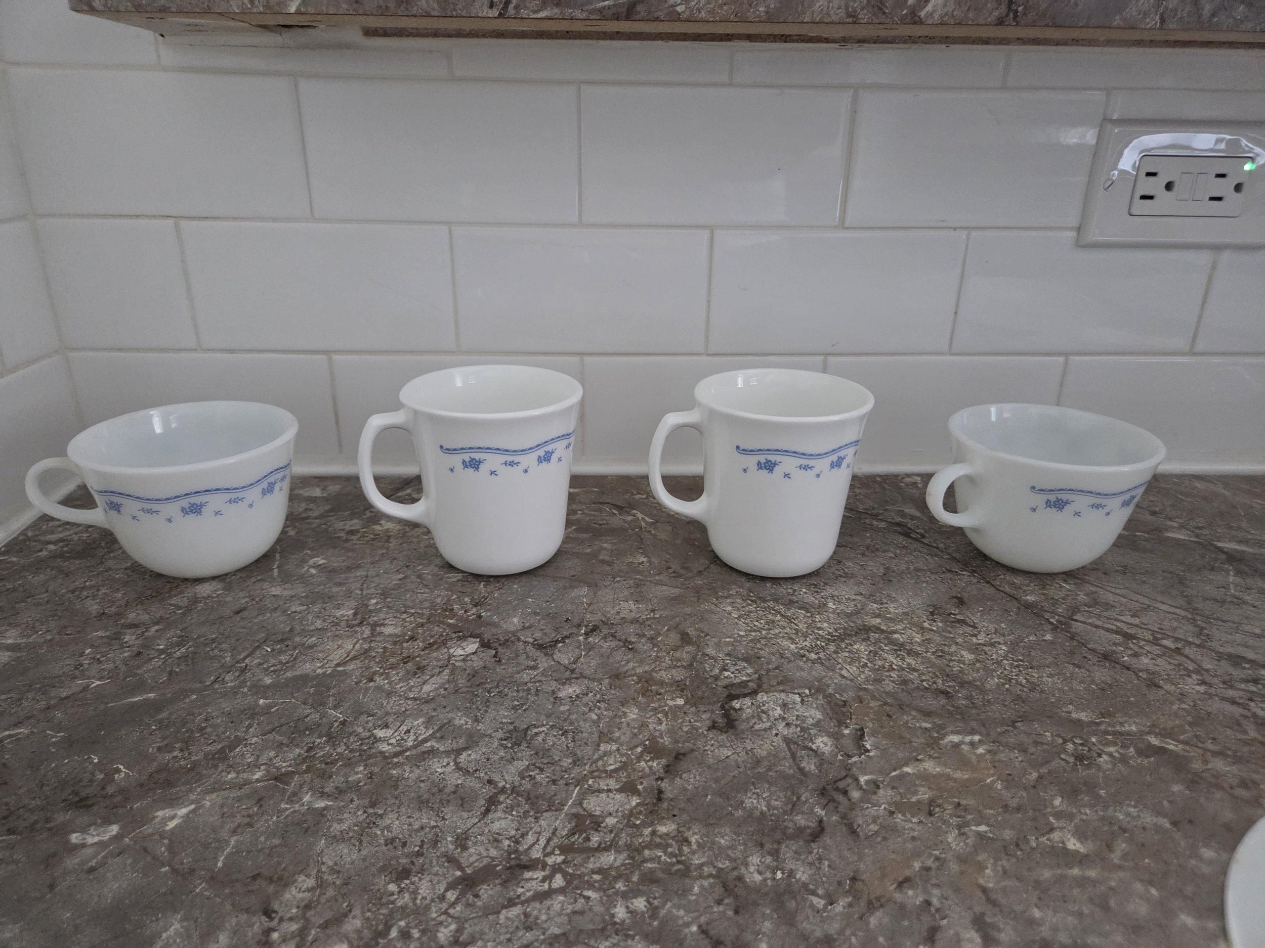 Morning Blue Floral 13 - piece dish set