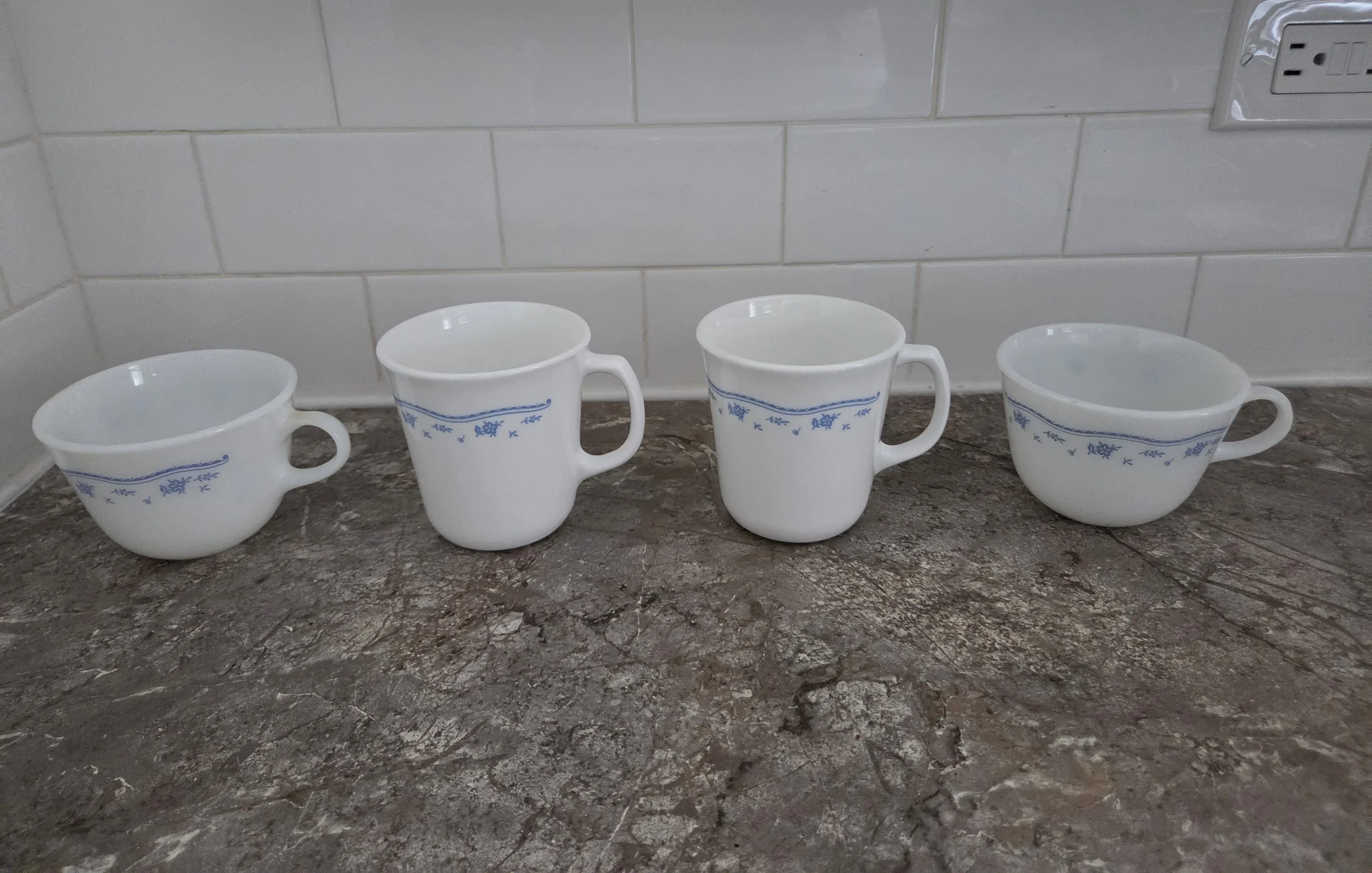 Morning Blue Floral 13 - piece dish set