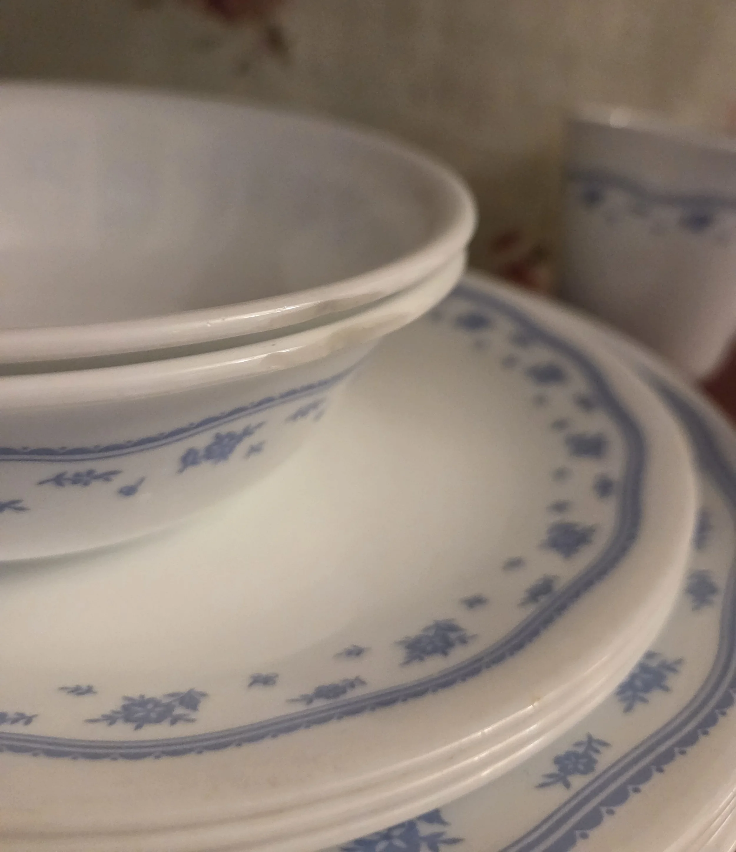 Morning Blue Floral 13 - piece dish set