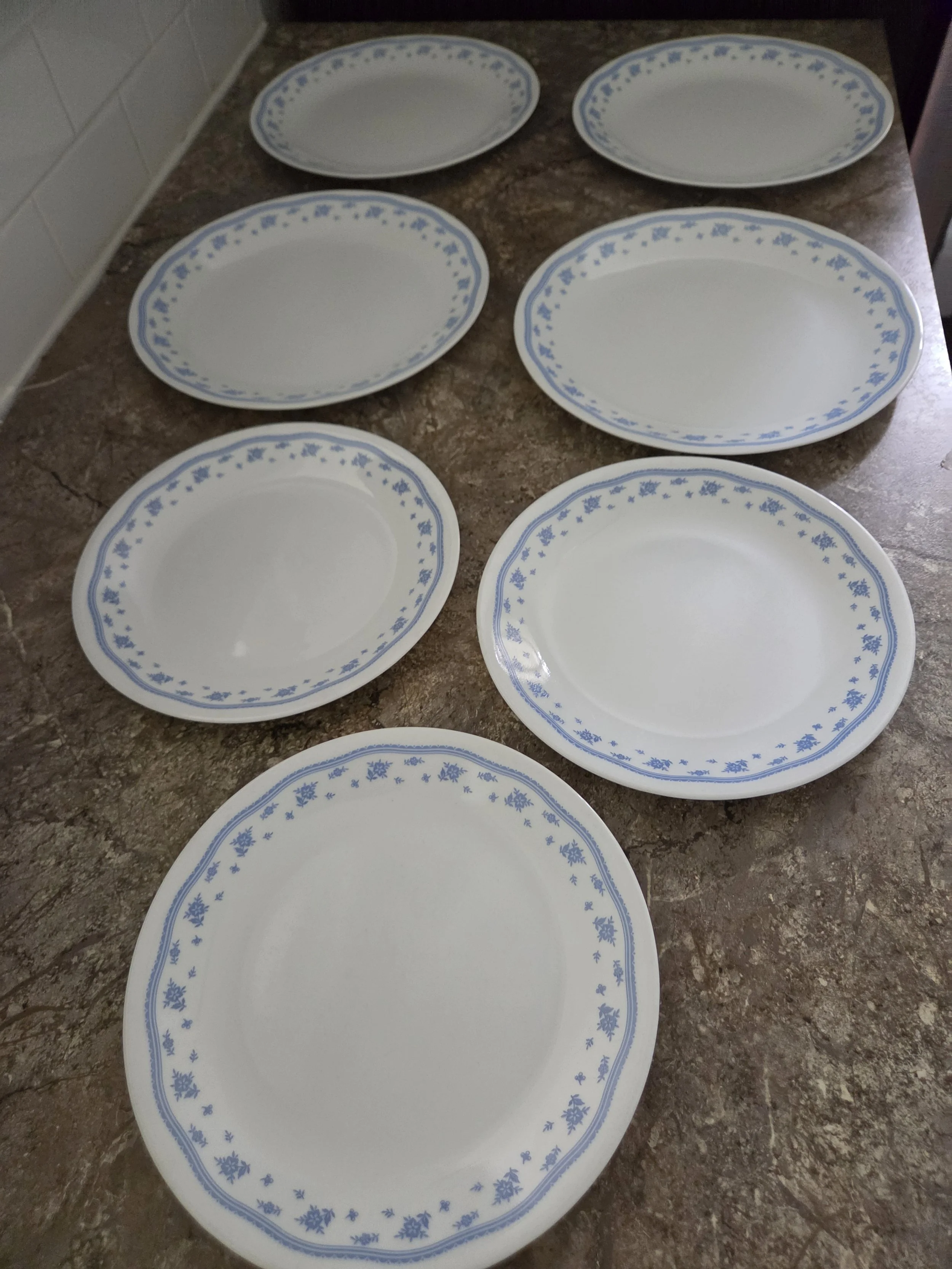 Morning Blue Floral 13 - piece dish set