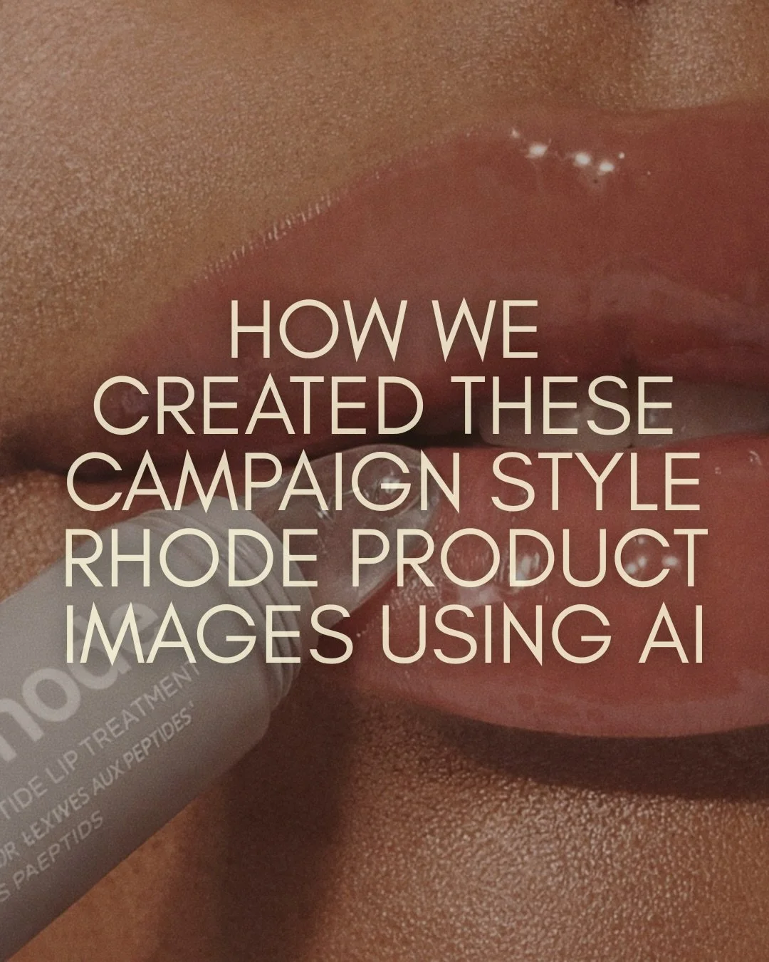 We&rsquo;re all for creative exploration and this is how we&rsquo;re bringing it to life with product photography. It&rsquo;s much easier than you think. 

More importantly we want to know are you leaning in or opting put of AI tools?