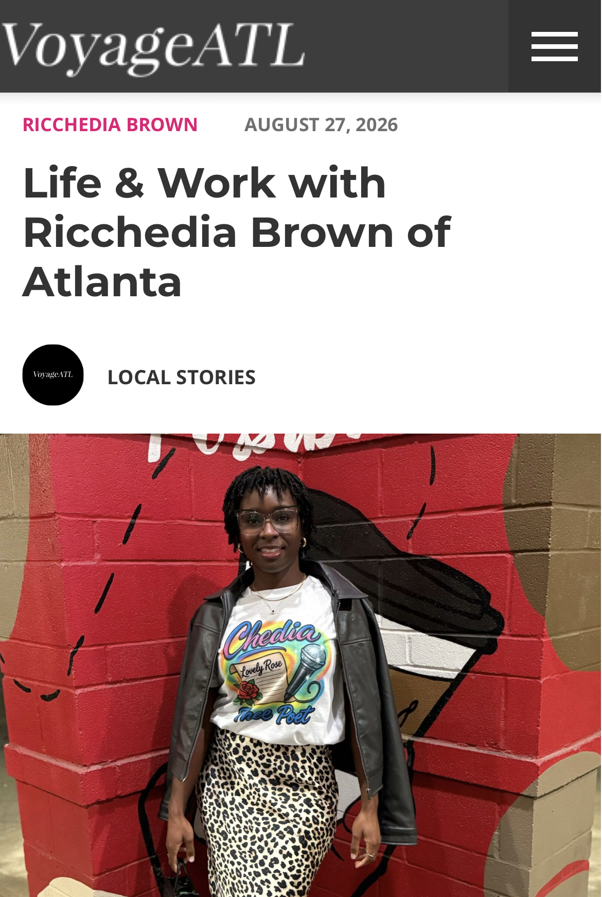 VoyageATL - Life & Work with Ricchedia Brown of Atlanta
