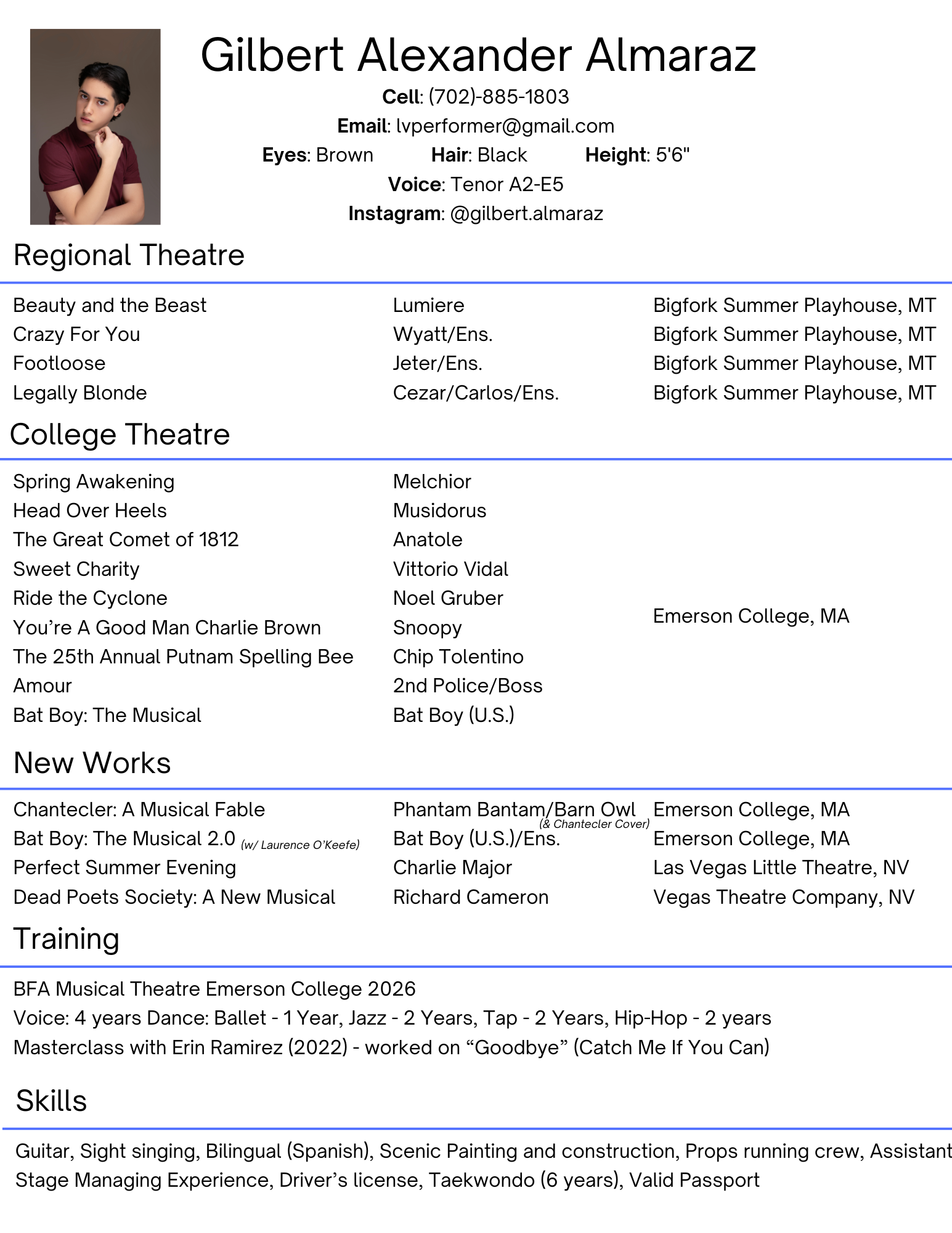 Gilbert Almaraz Resume