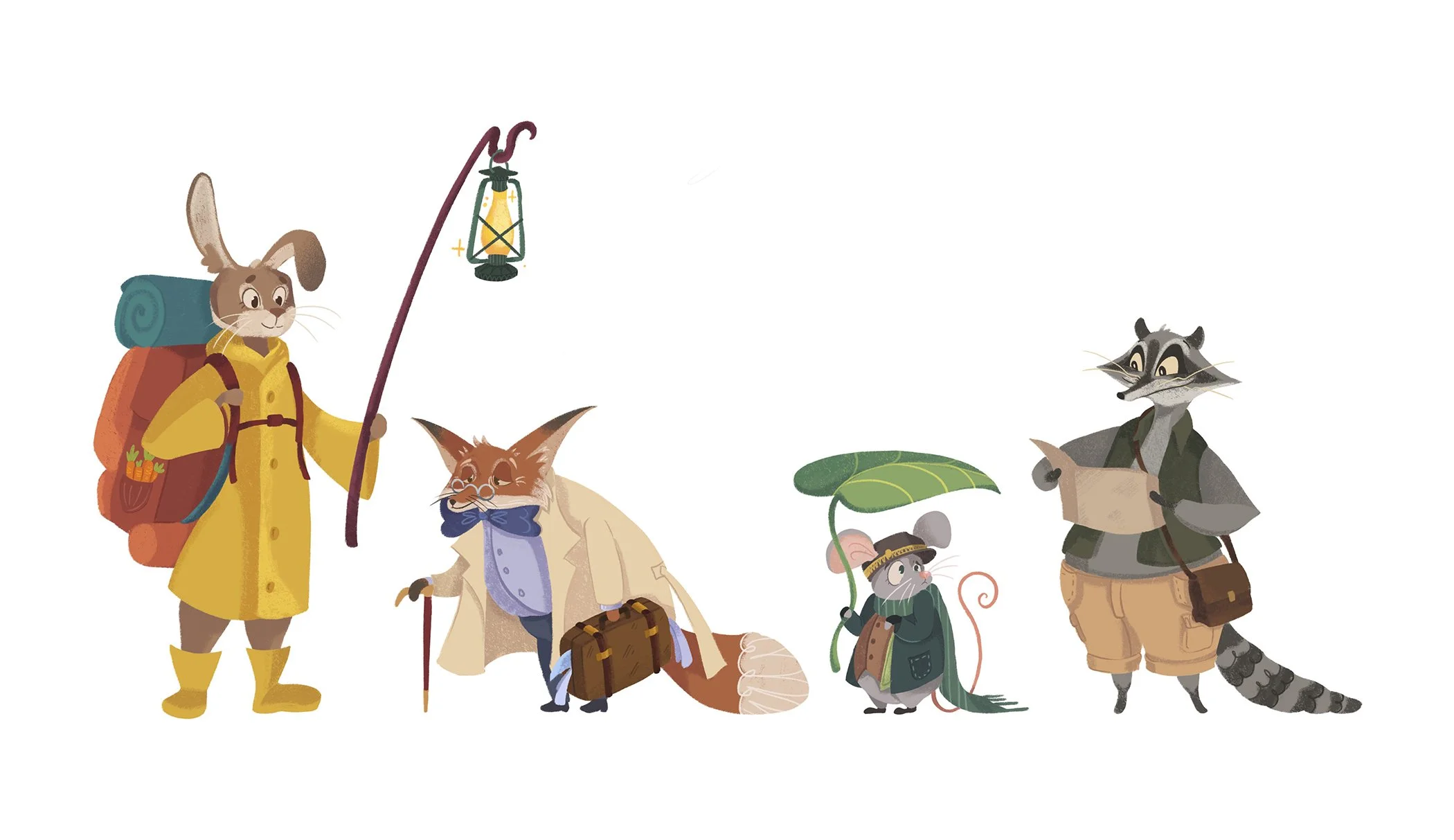 Book Illustration Characters