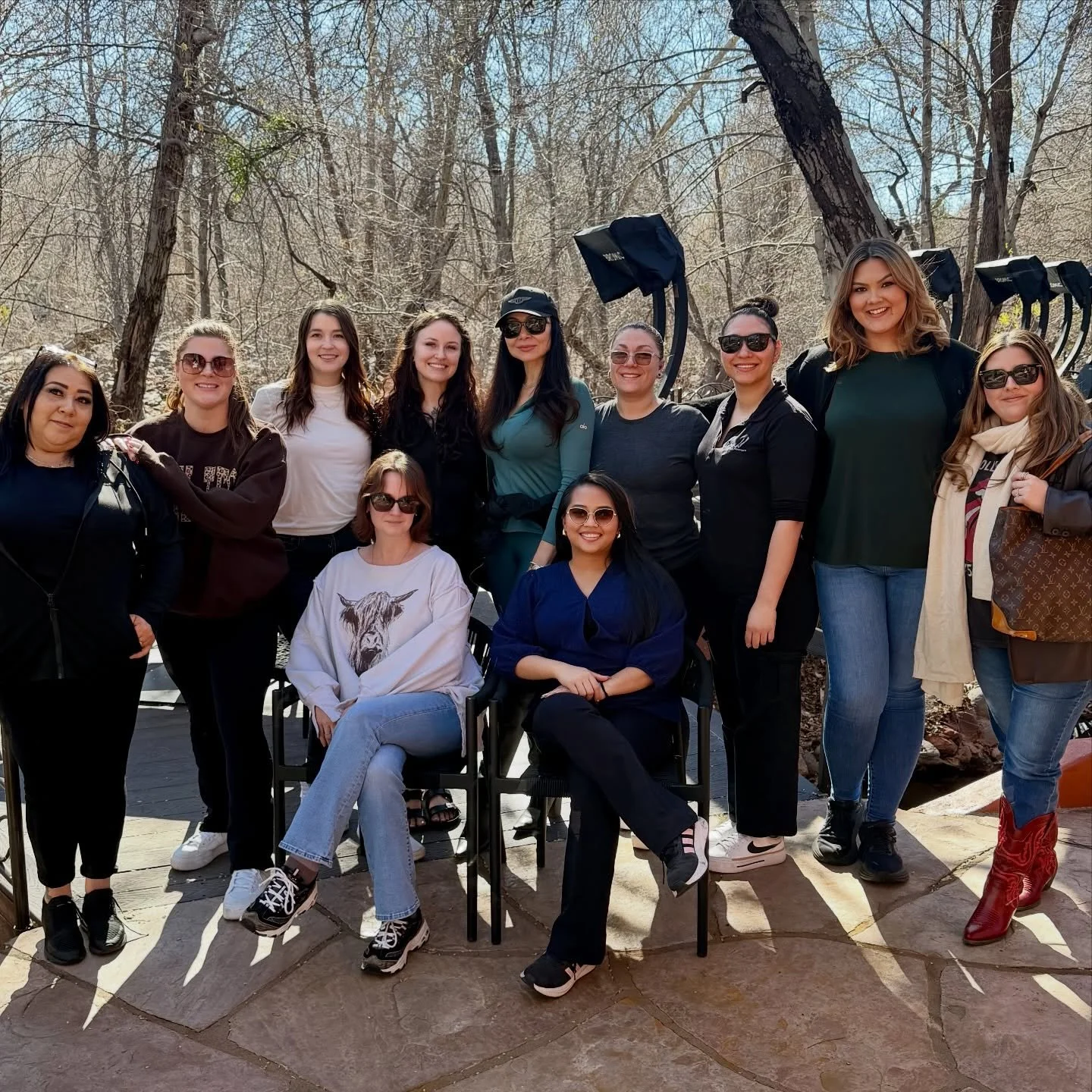 Team building trip to Sedona. We had a great time!! @nyahnailboutique has the best staff.💕