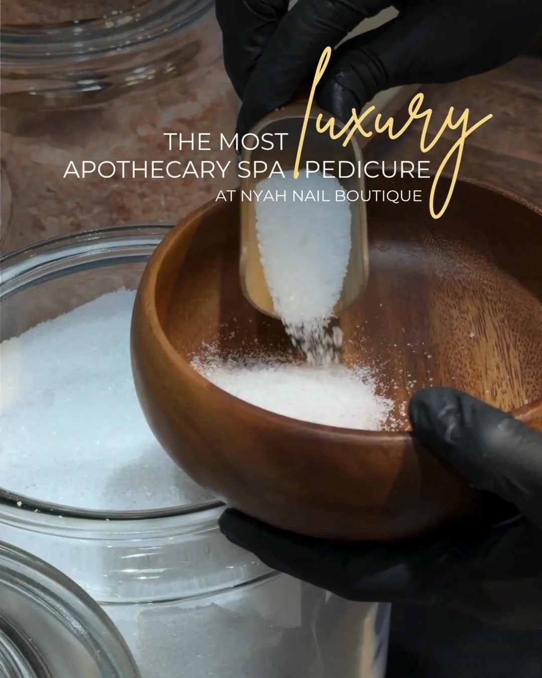 It restores, softens, and elevates your entire self-care experience. At Nyah, every step is customized to your skin&rsquo;s needs, creating a treatment that feels intentional, indulgent, and results-driven.

🦶 Personalized apothecary blends chosen t