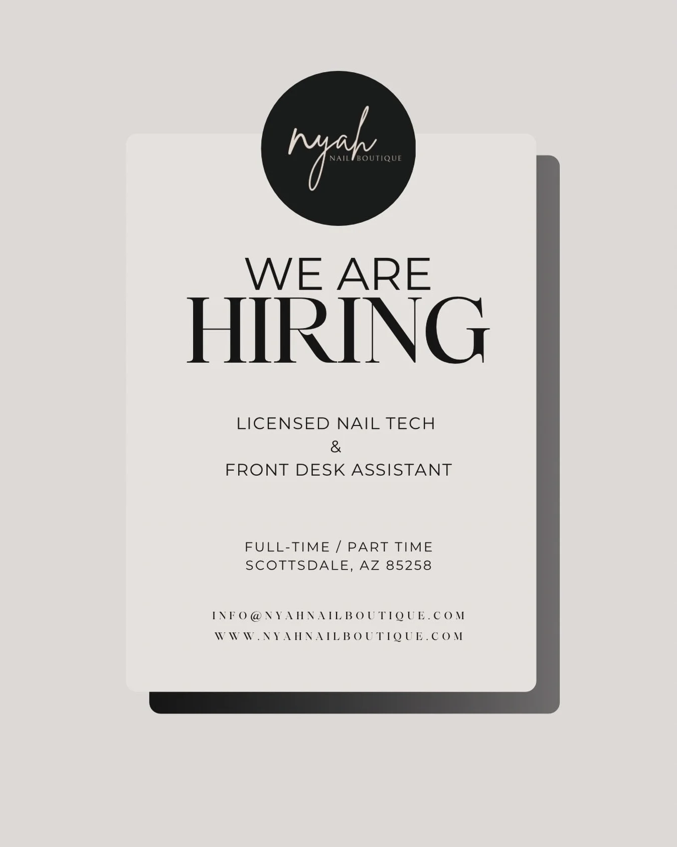 Join Our  Amazing Team!!