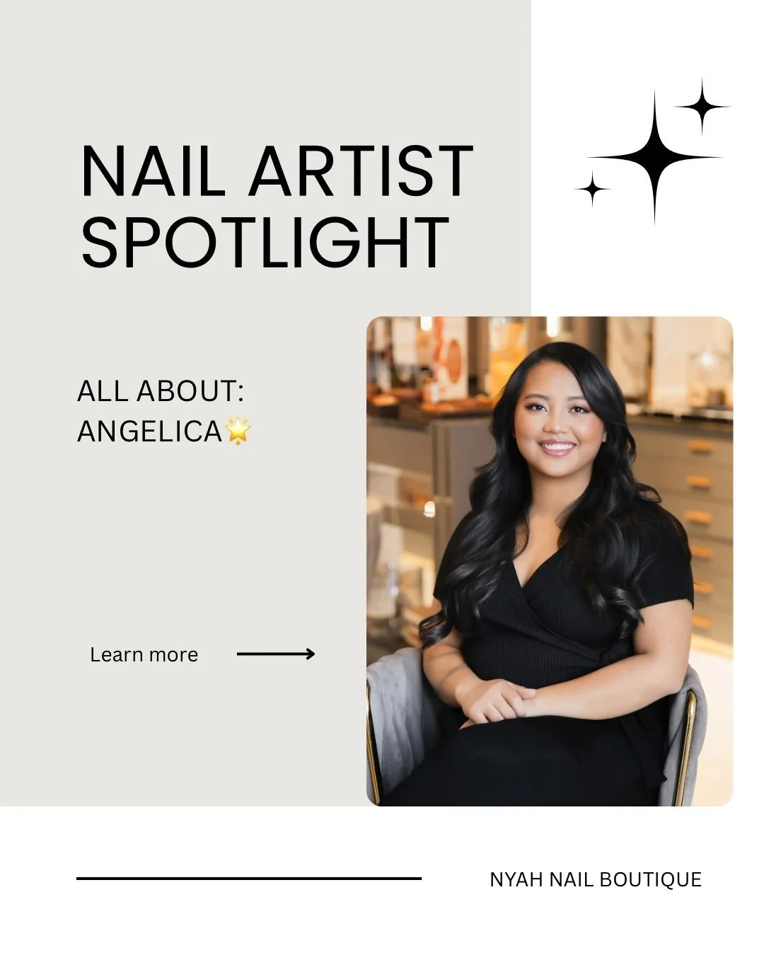 Introducing Angelica, our Lead Nail Artist!! She's the best and we don't know what we'd do without her🫶 
Show her some love in the comments!
#nailtech #fyp #scottsdale #employeeappreciation #scottsdalenails